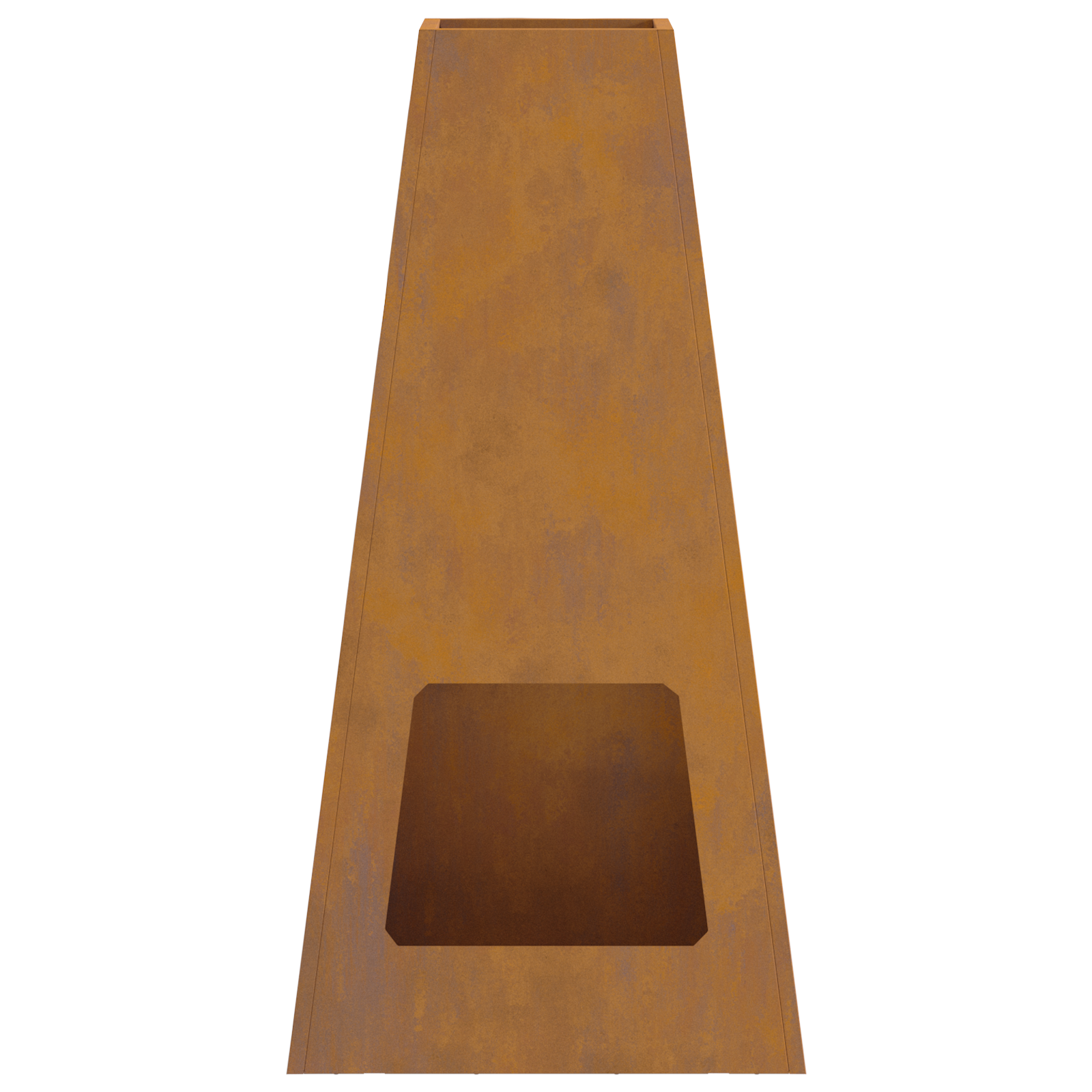 Fire Pit 50x35x100 cm Weathering Steel - Image 6