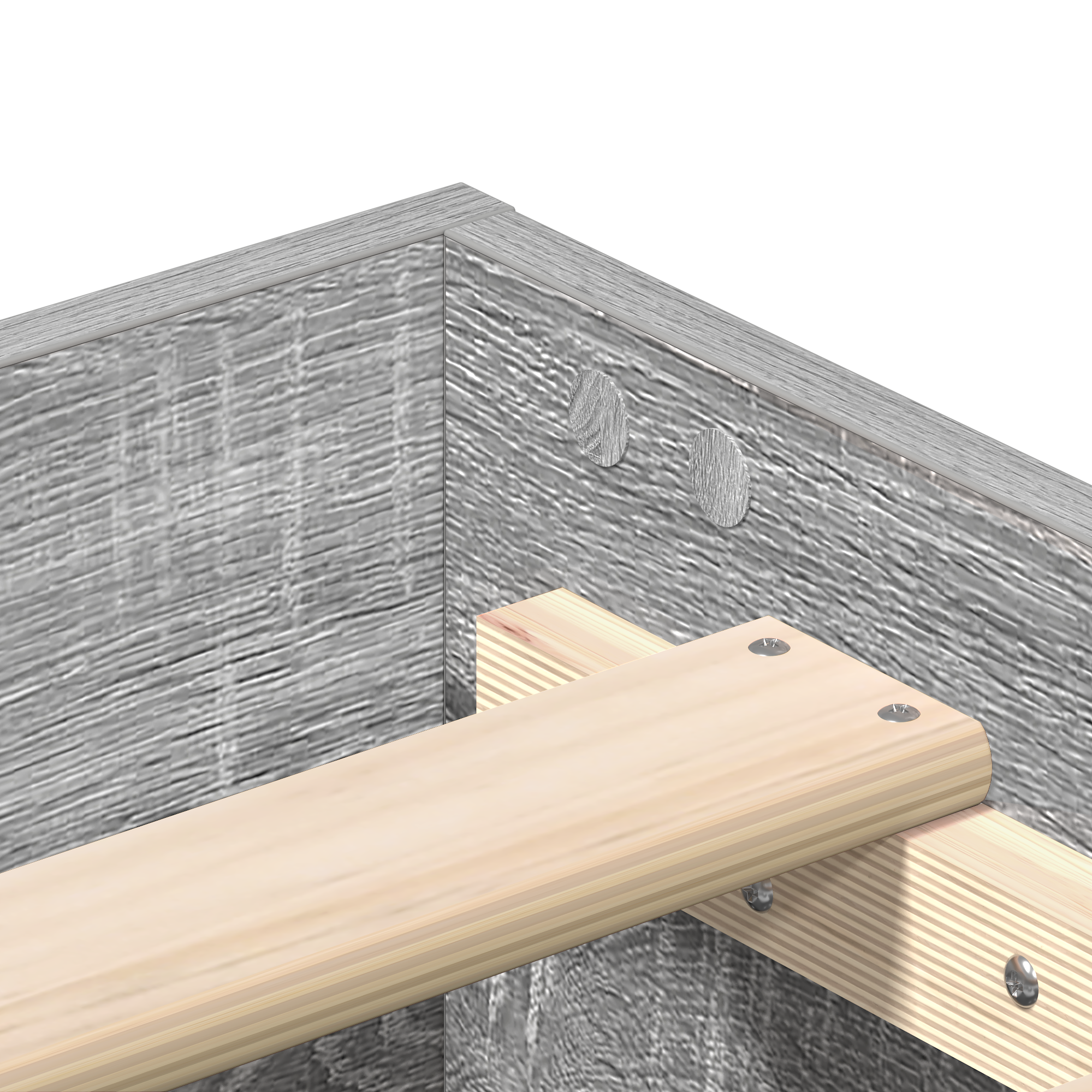 Bed Frame 120x190 cm Grey Sonoma Engineered Wood - Image 9