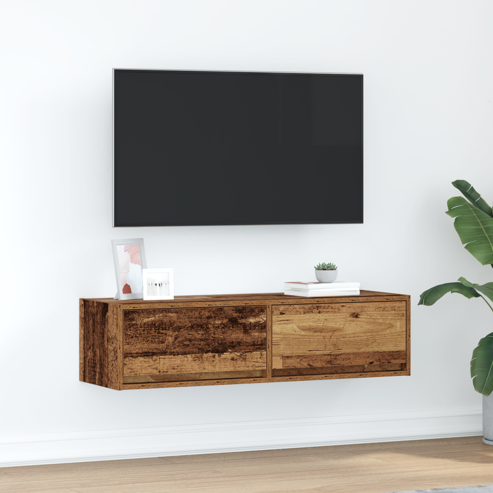 Thumbnail - vidaXL TV-Schrank Altholz 100x31x25,5 cm Holzwerkstoff