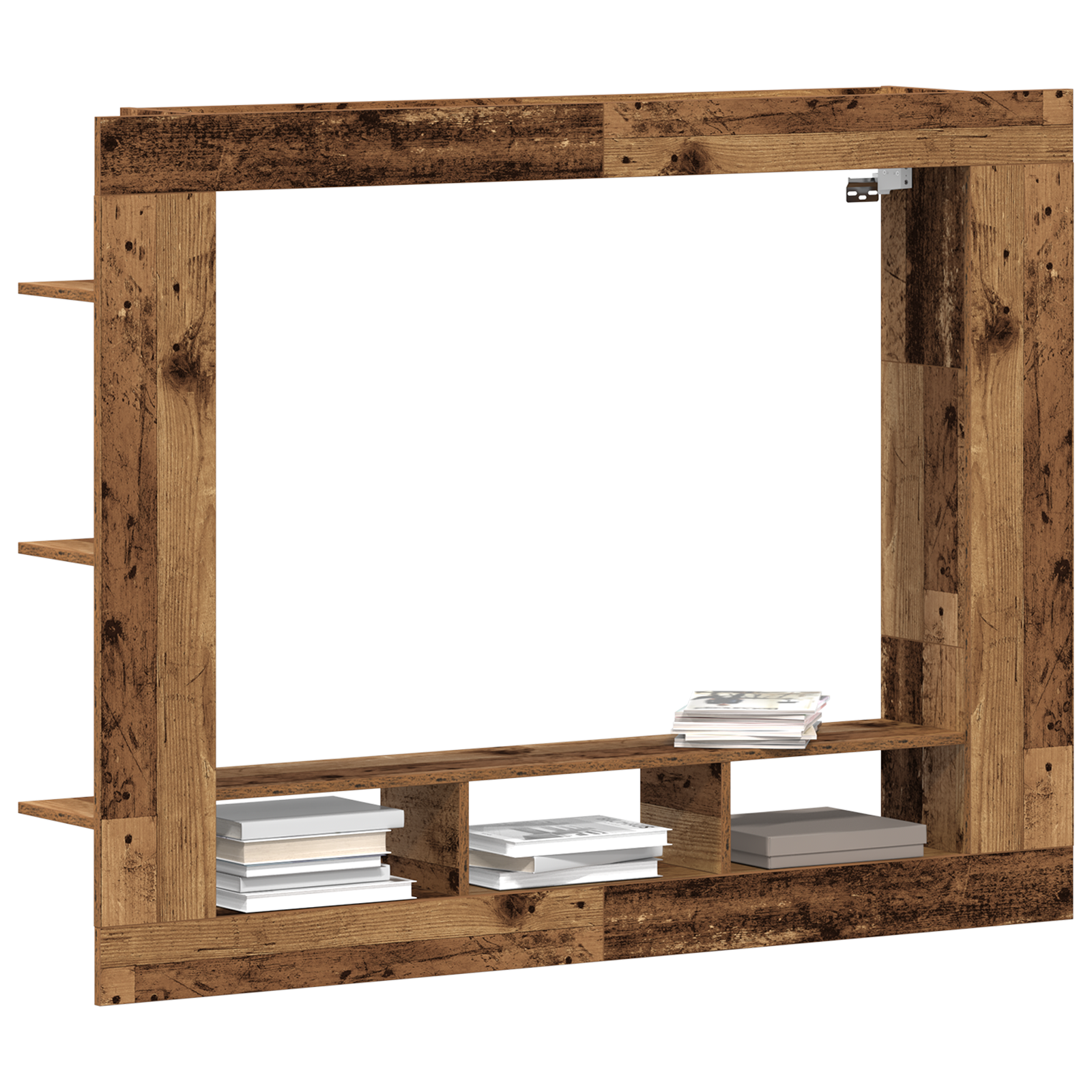 Thumbnail - vidaXL TV-Wandschrank Altholz 152x22x113 cm