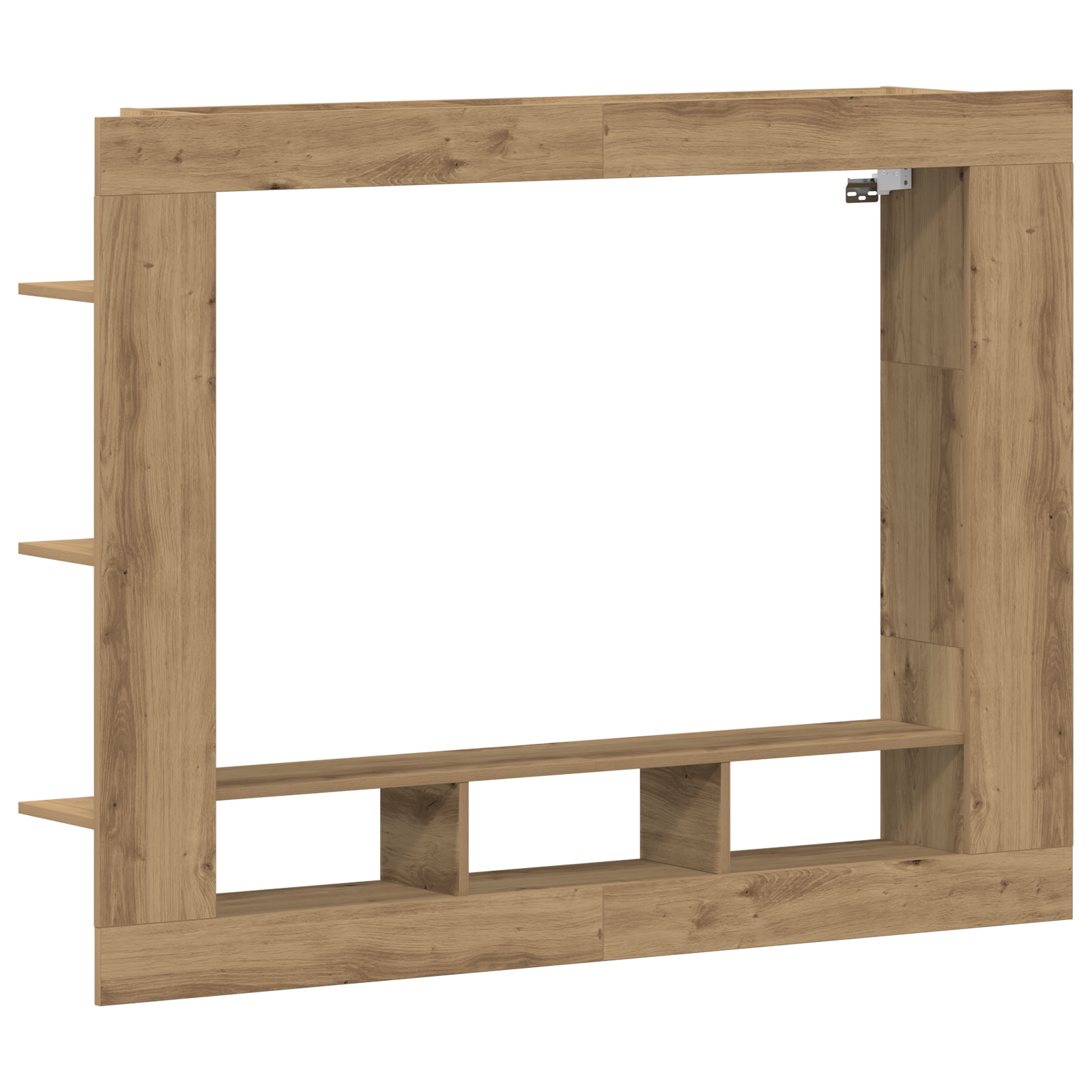 Thumbnail - vidaXL TV-Wandschrank Artisan Eiche 152x22x113 cm