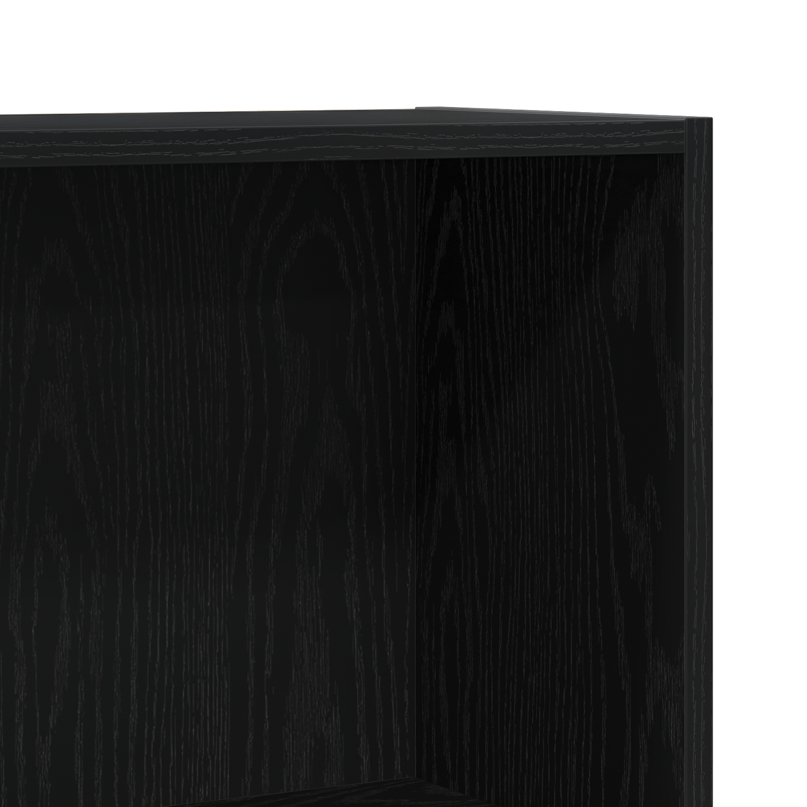 Book Cabinet Black 60x24x76 cm Engineered Wood - Image 8