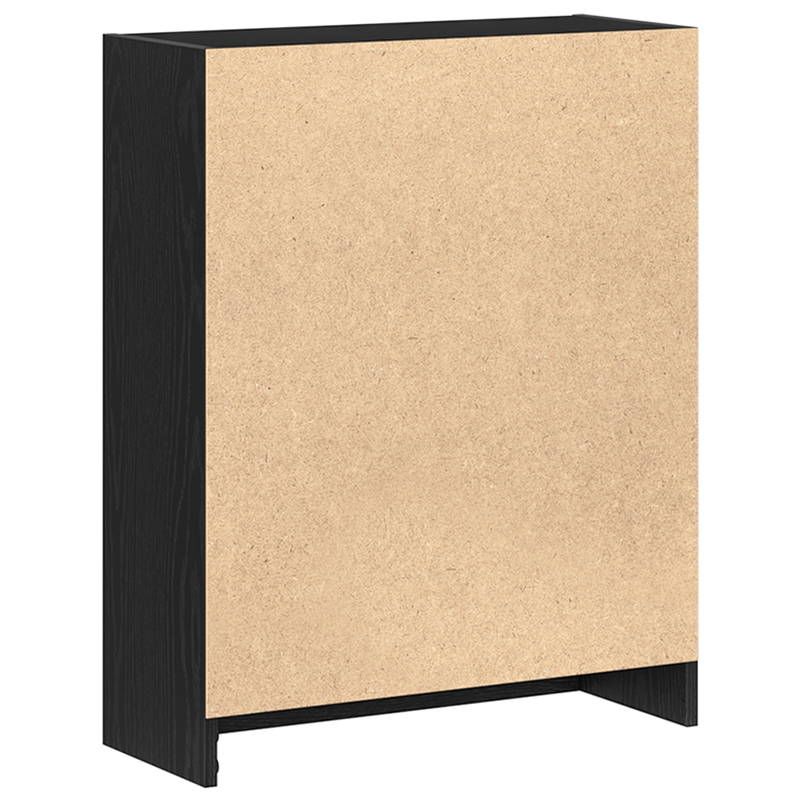 Book Cabinet Black 60x24x76 cm Engineered Wood - Image 7