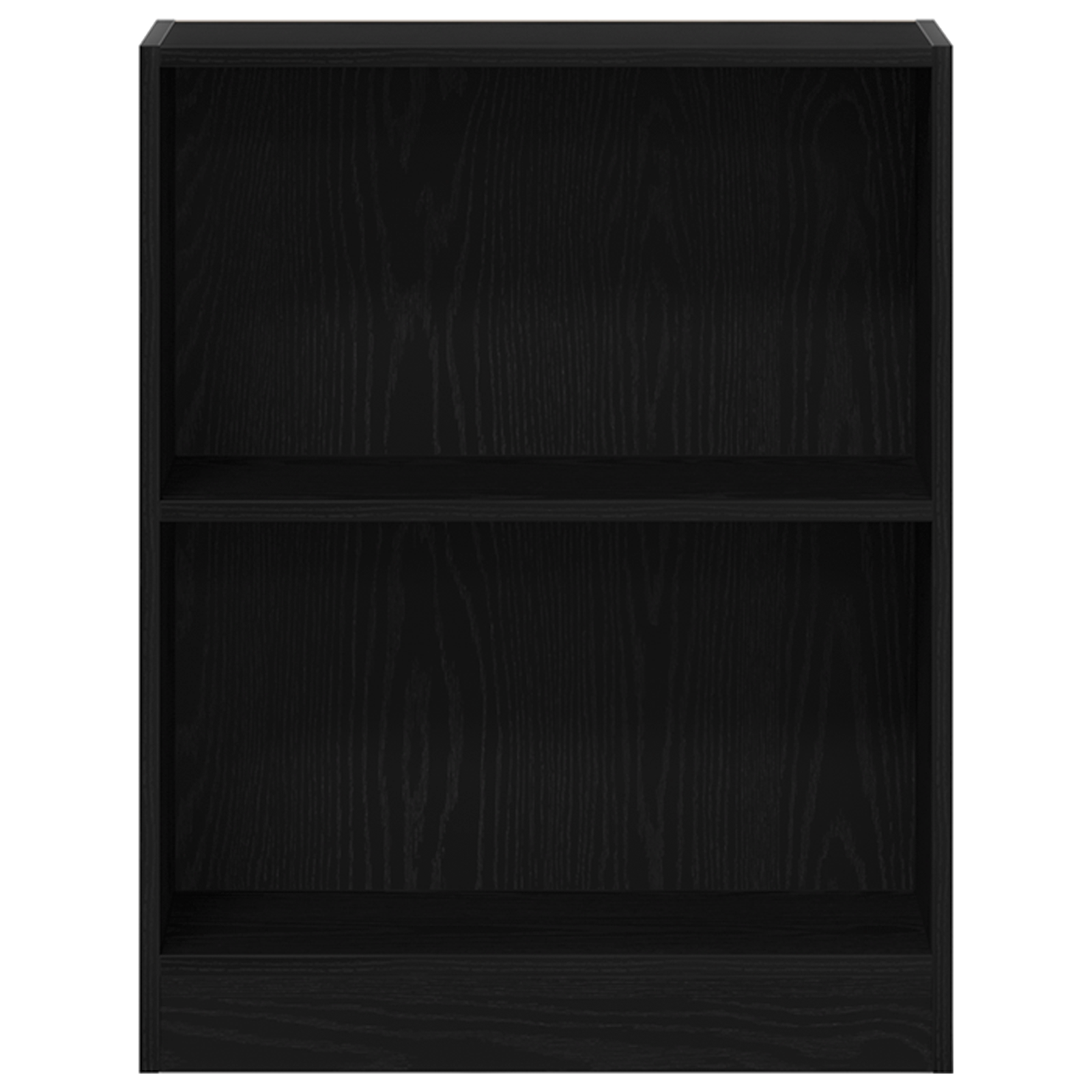 Book Cabinet Black 60x24x76 cm Engineered Wood - Image 5