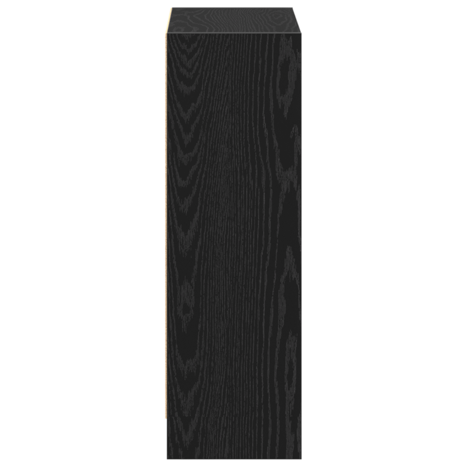 Book Cabinet Black 60x24x76 cm Engineered Wood - Image 6