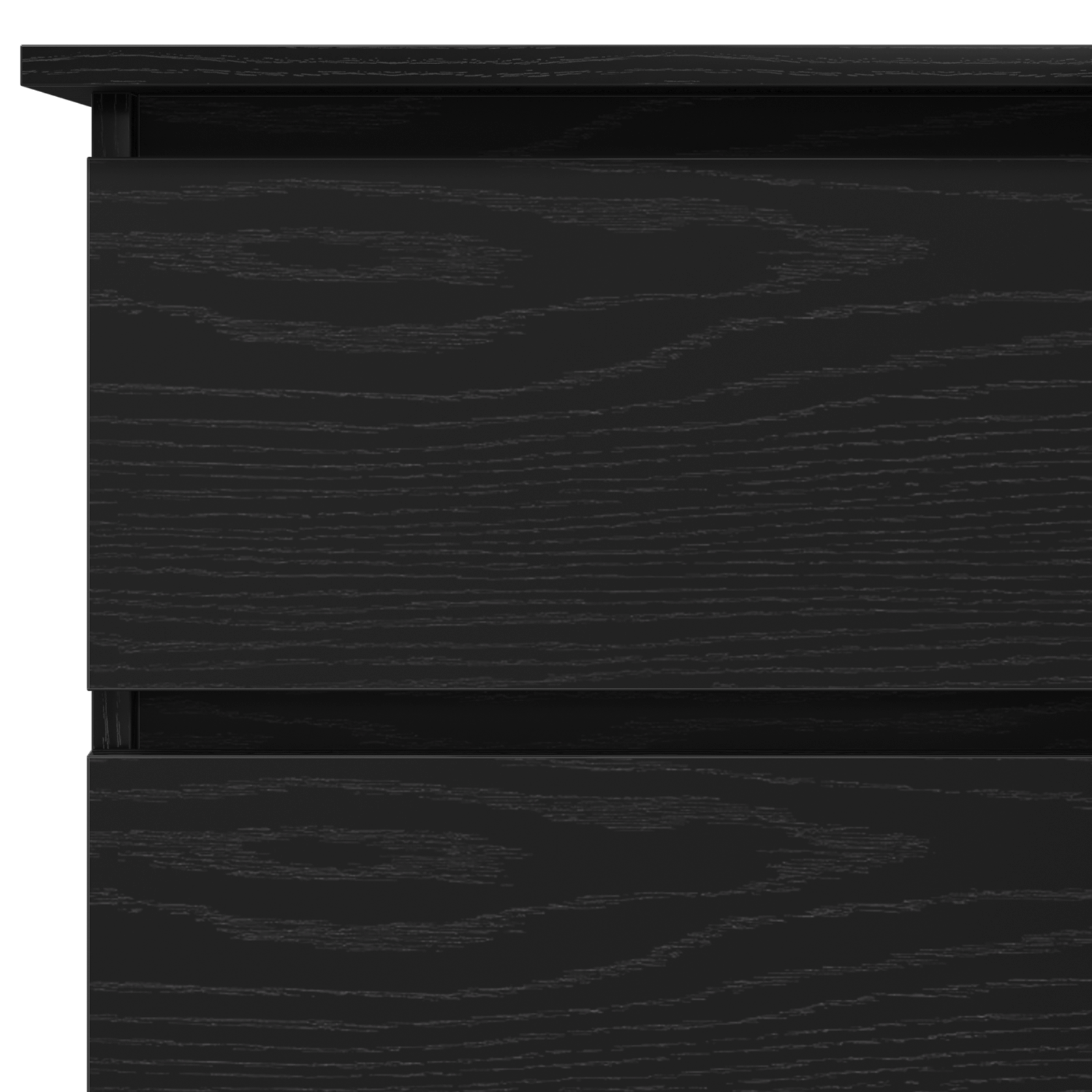 Black Oak Corner Desk, 145x100x76 cm, Made of Engineered Wood - Image 8