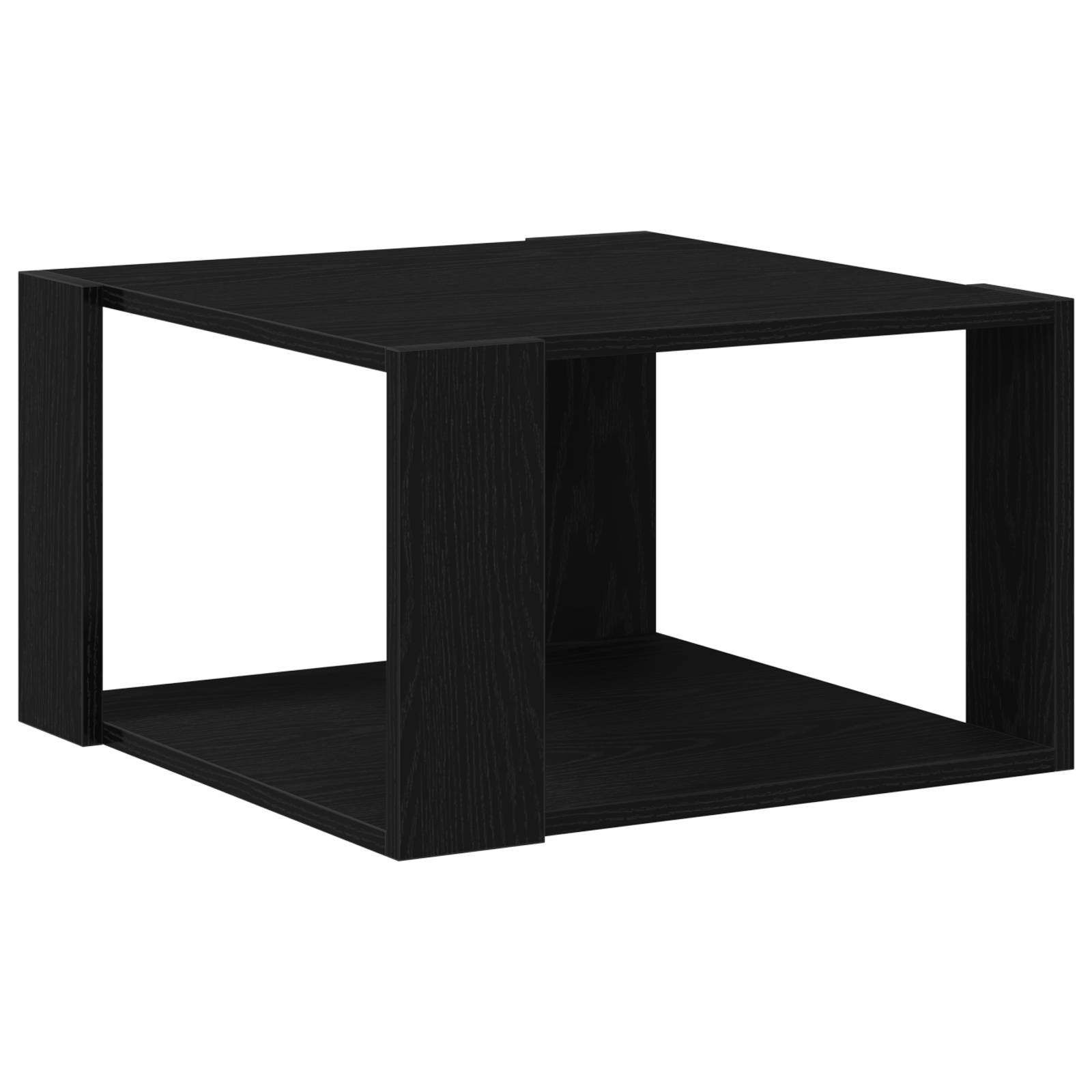 Couch Table Black oak Engineered wood 85 x 55 x 31 cm Durable - Image 5