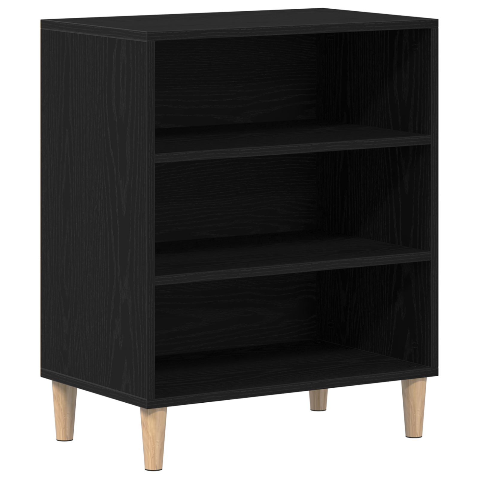 Black Oak Sideboard, 57x35x70 cm, Made from Engineered Wood - Image 2