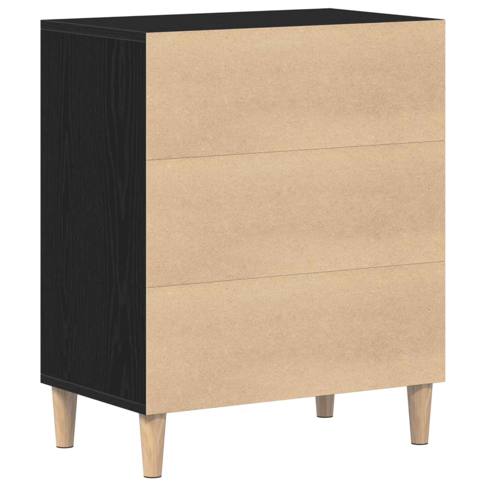 Black Oak Sideboard, 57x35x70 cm, Made from Engineered Wood - Image 5