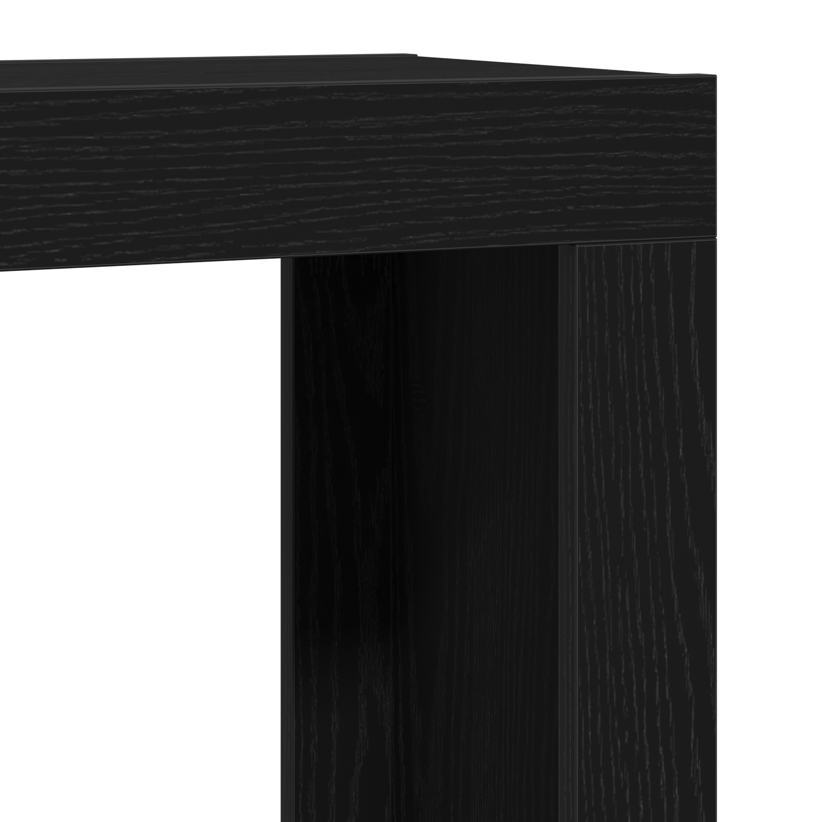 3-Piece Nesting Coffee Table Set - Black Oak Engineered Wood - Image 7