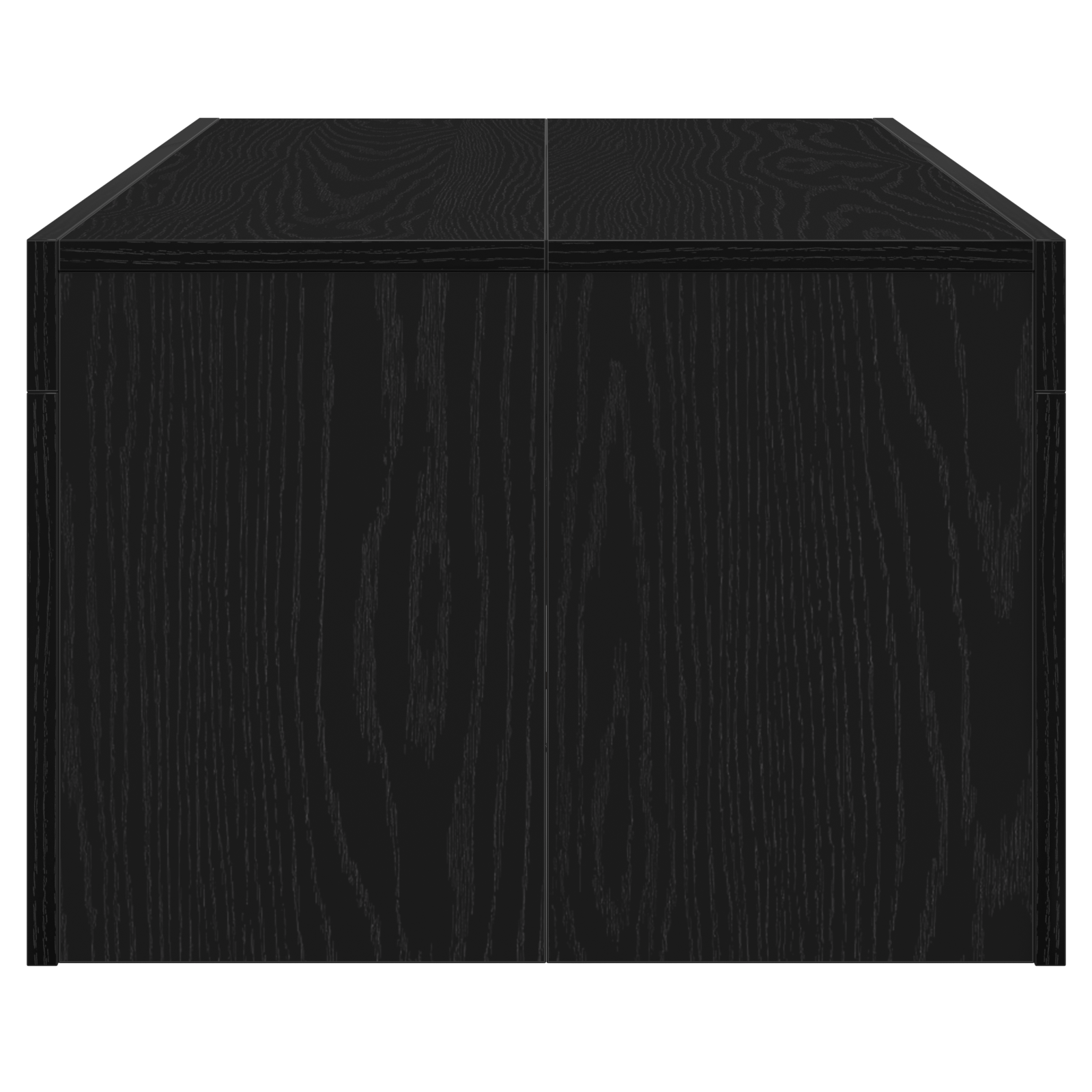 Coffee Table Black Oak 102x50x35 cm Engineered Wood - Image 7