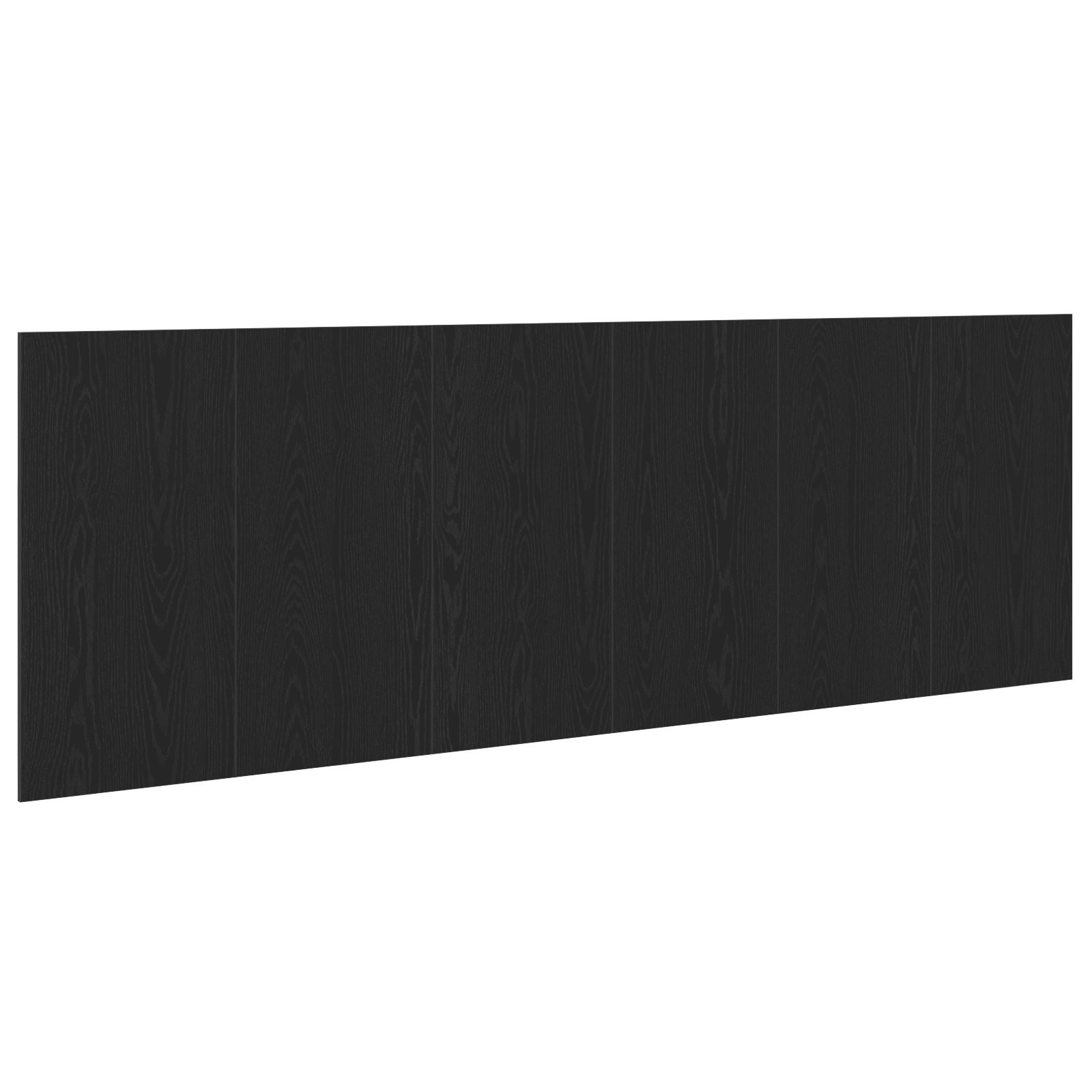 Black Oak Wall Headboard 240x1.5x80 cm Made from Engineered Wood - Image 2