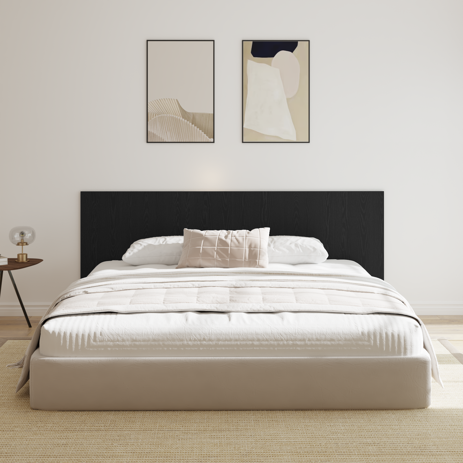Black Oak Wall Headboard 240x1.5x80 cm Made from Engineered Wood - Image 3
