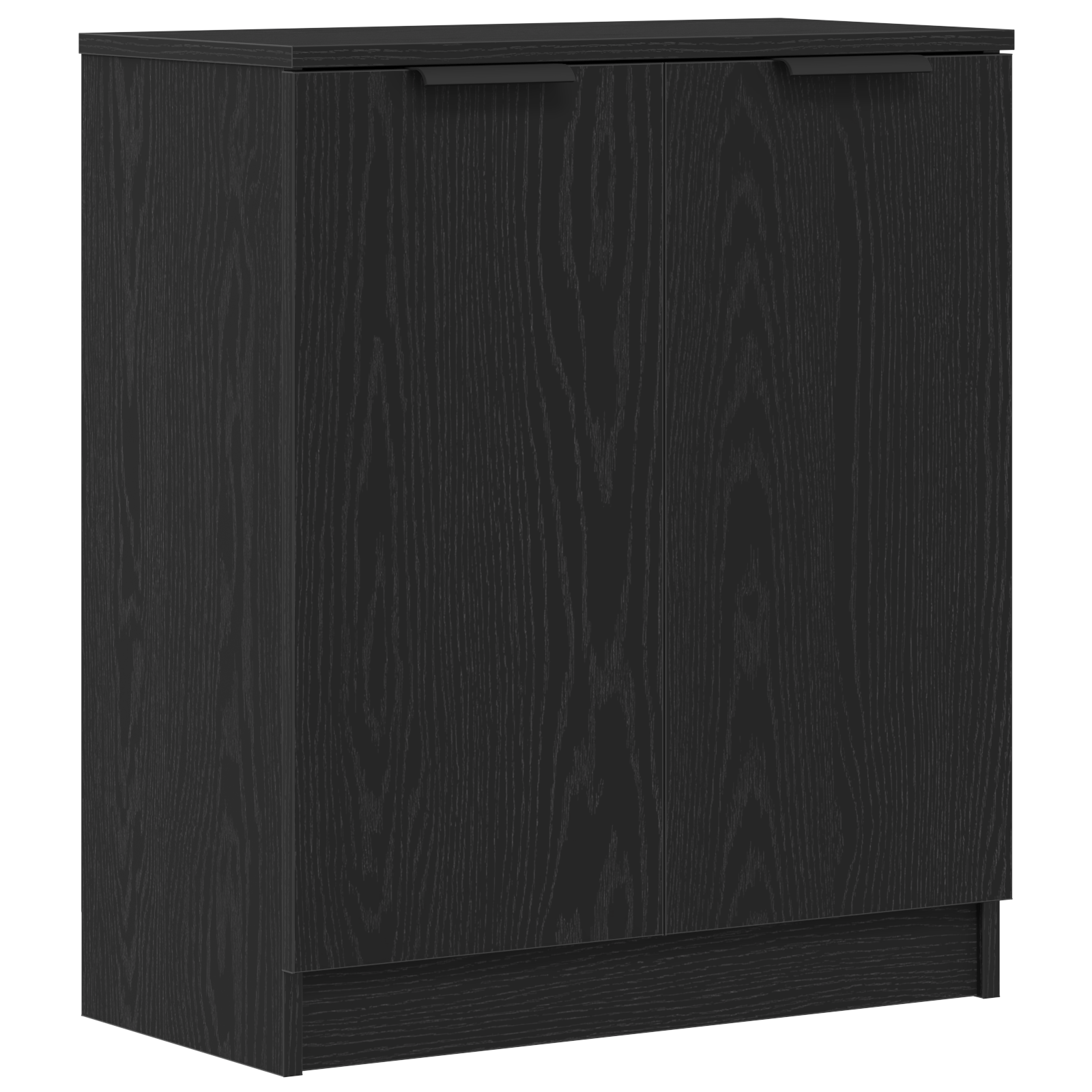 Thumbnail - vidaXL Sideboard Schwarz Eiche 60x30x70 cm Holzwerkstoff