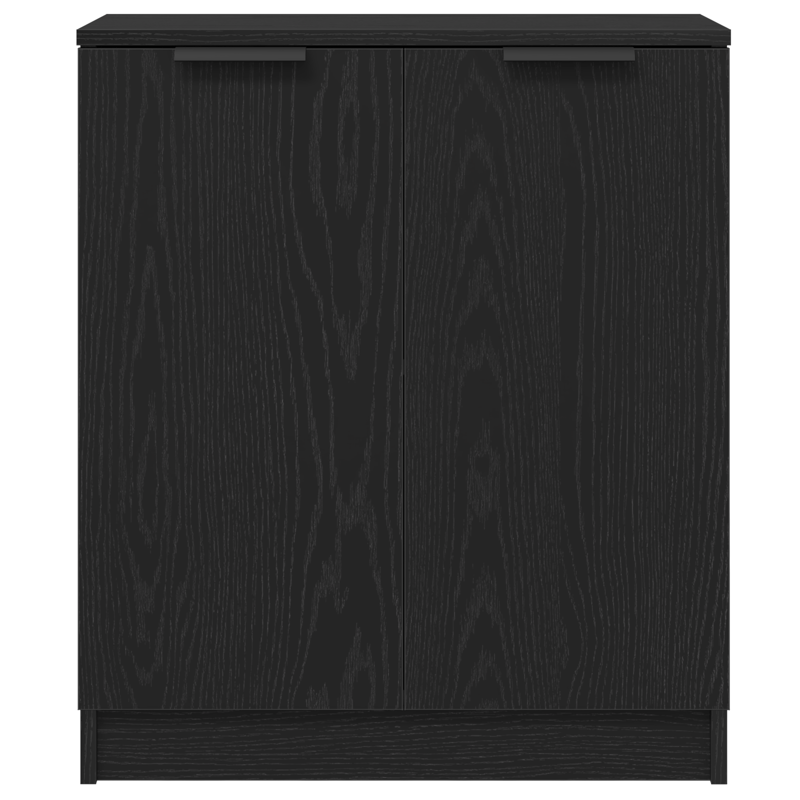 Sideboard Black Oak 60x30x70 cm Engineered Wood - Image 7