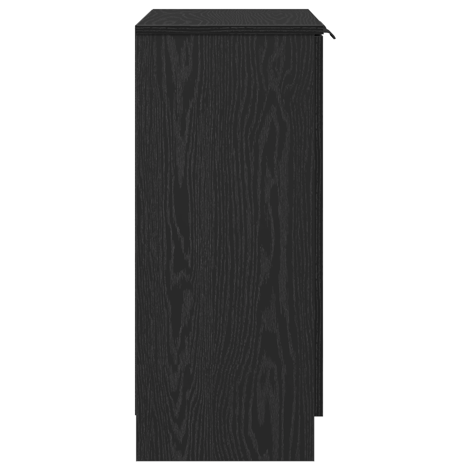 Sideboard Black Oak 60x30x70 cm Engineered Wood - Image 8