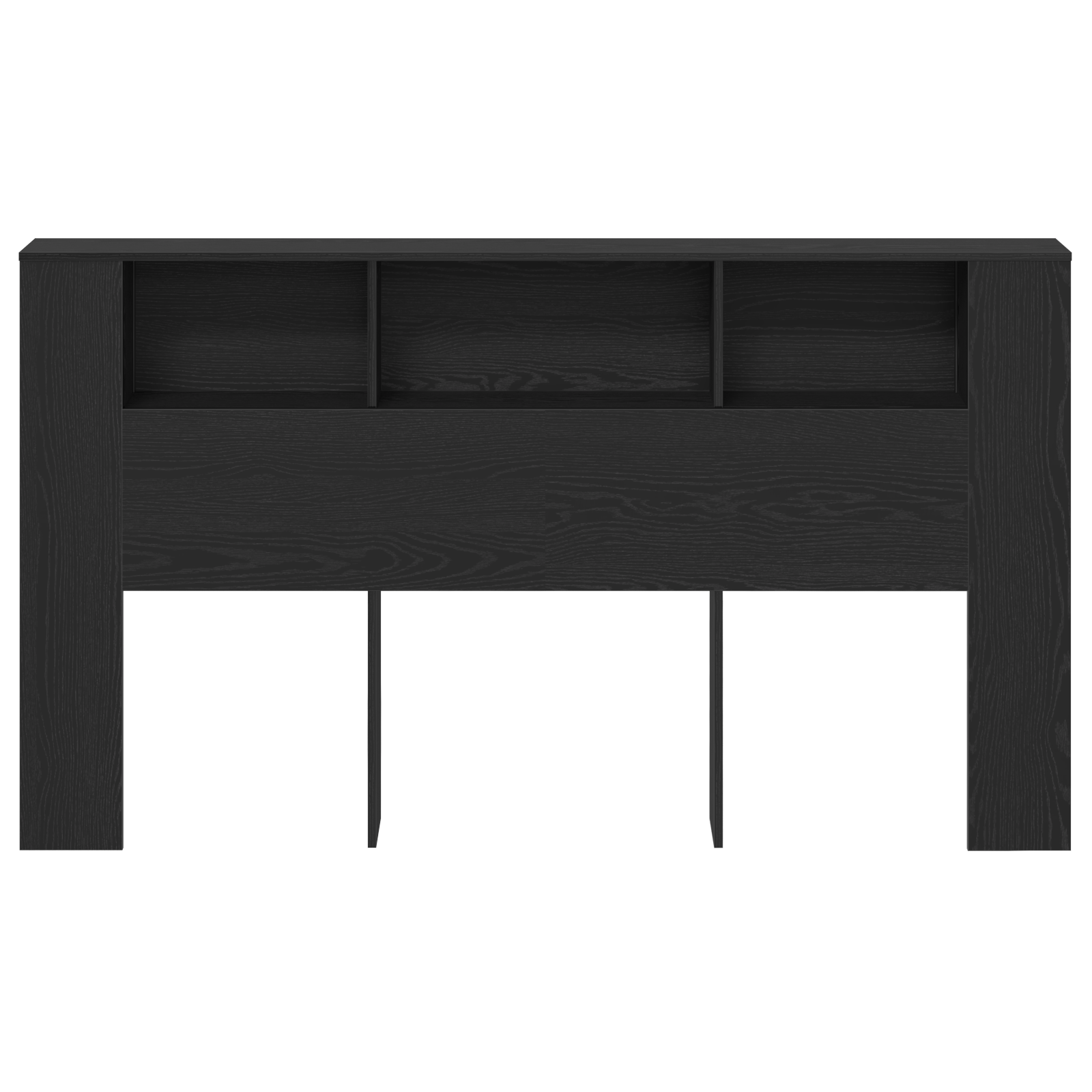 Headboard Cabinet in Black Oak - 180x18.5x102.5 cm, Made from Engineered Wood - Image 6