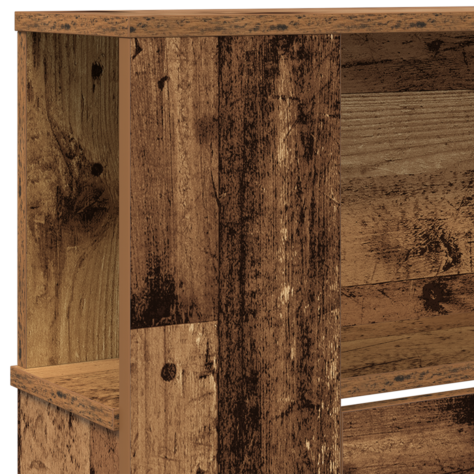 Headboard Cabinet Old Wood 220x18,5x104,5 cm - Image 8