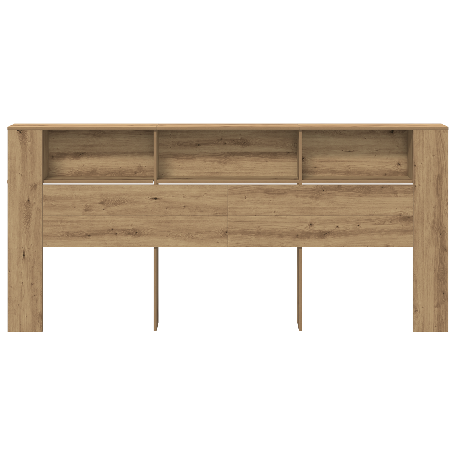 Headboard Cabinet Artisan Oak 220x18,5x104,5 cm - Image 5