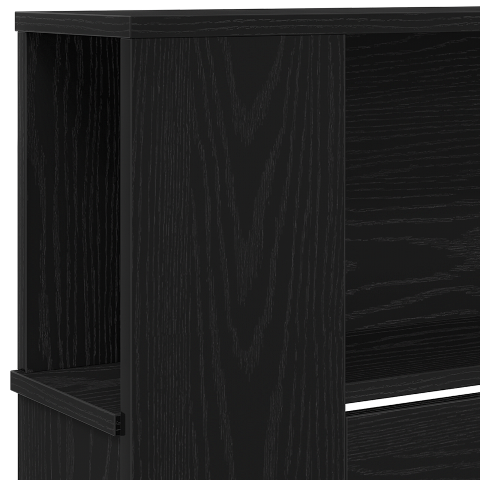 Headboard Cabinet Black Oak 220x18,5x104,5 cm - Image 8