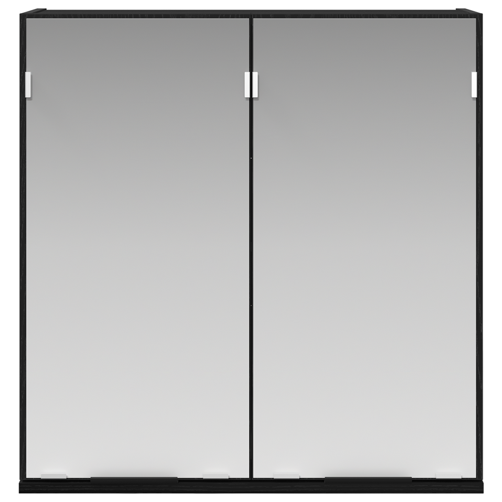 Bathroom Mirror Cabinet - Black Oak, 64x20x66.5 cm, Made from Engineered Wood - Image 7