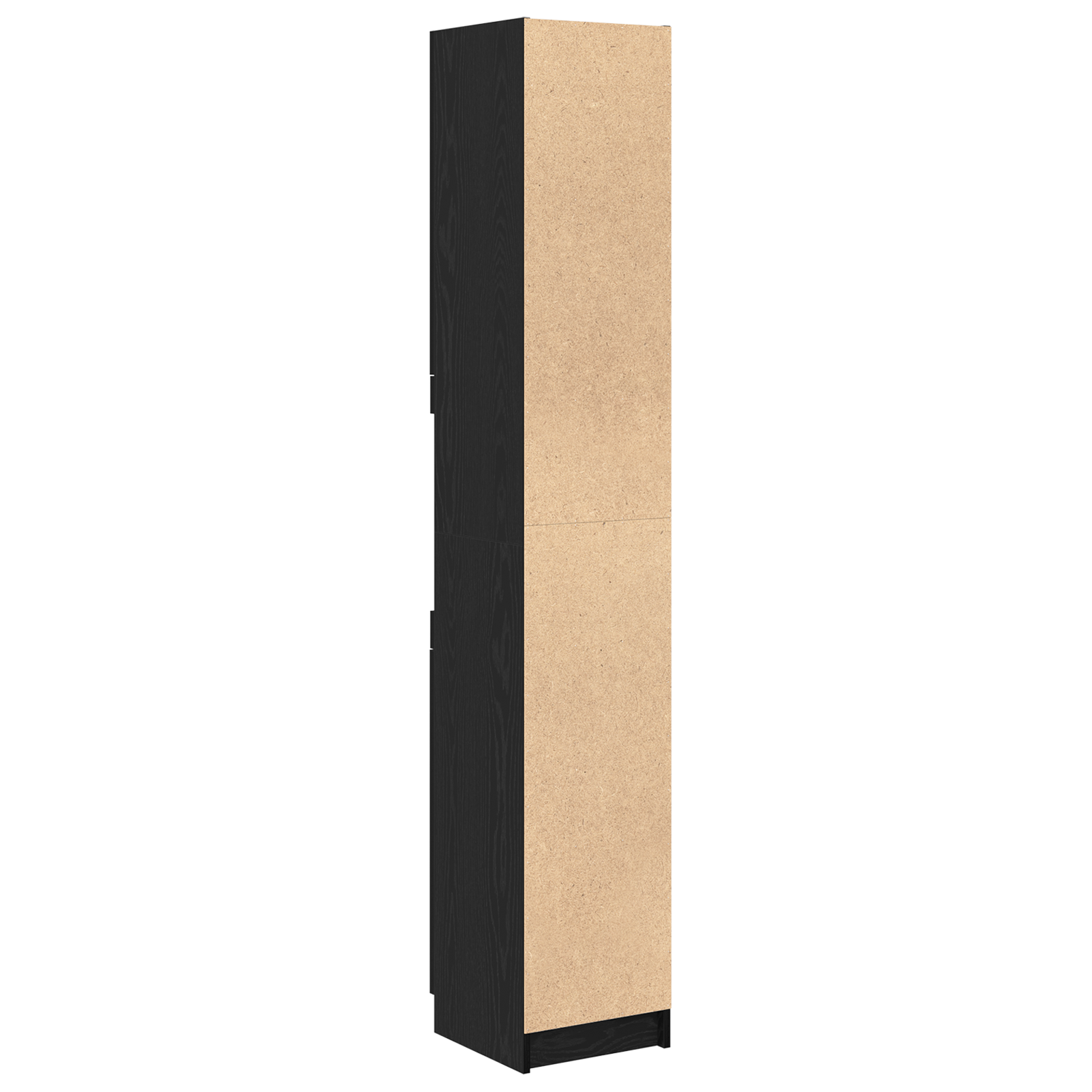 Black Oak Bathroom Cabinet - 32x34x188.5 cm, Made from Engineered Wood - Image 8