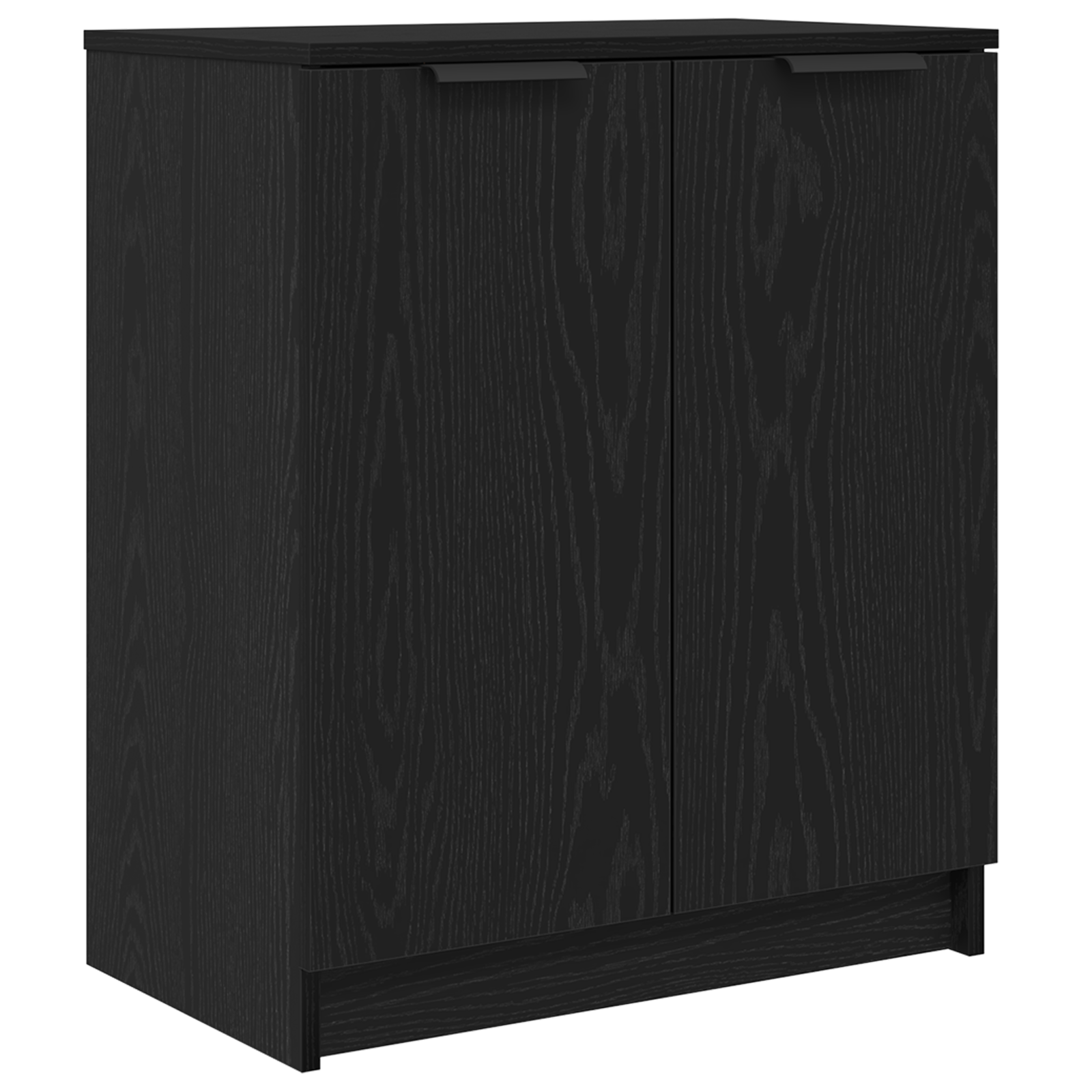 Thumbnail - vidaXL Schuhschrank Schwarz Eiche 59x35x70 cm Holzwerkstoff