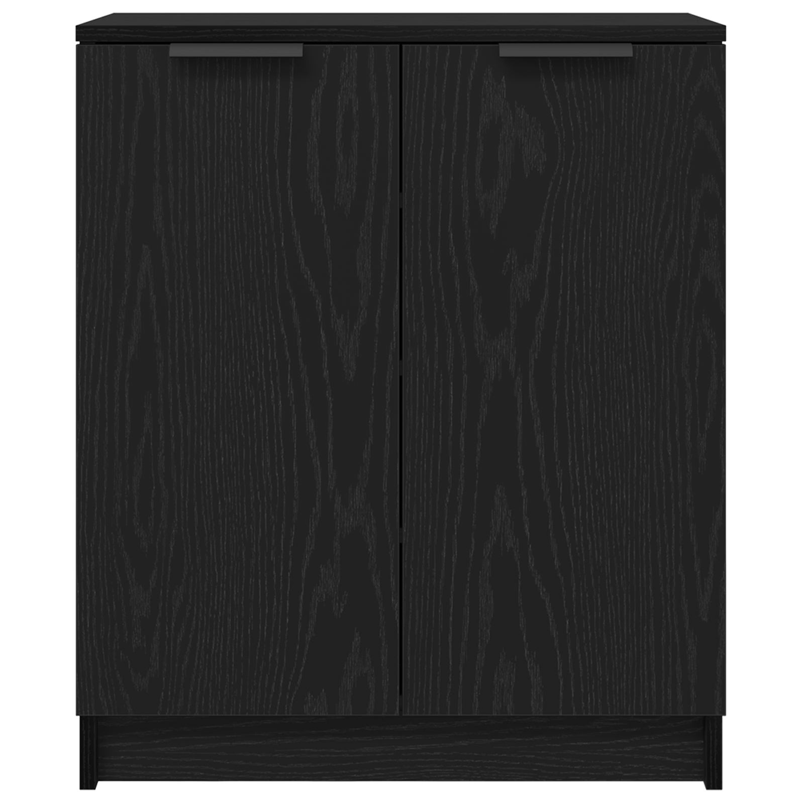 Shoe Cabinet Black Oak 59x35x70 cm Engineered Wood - Image 7