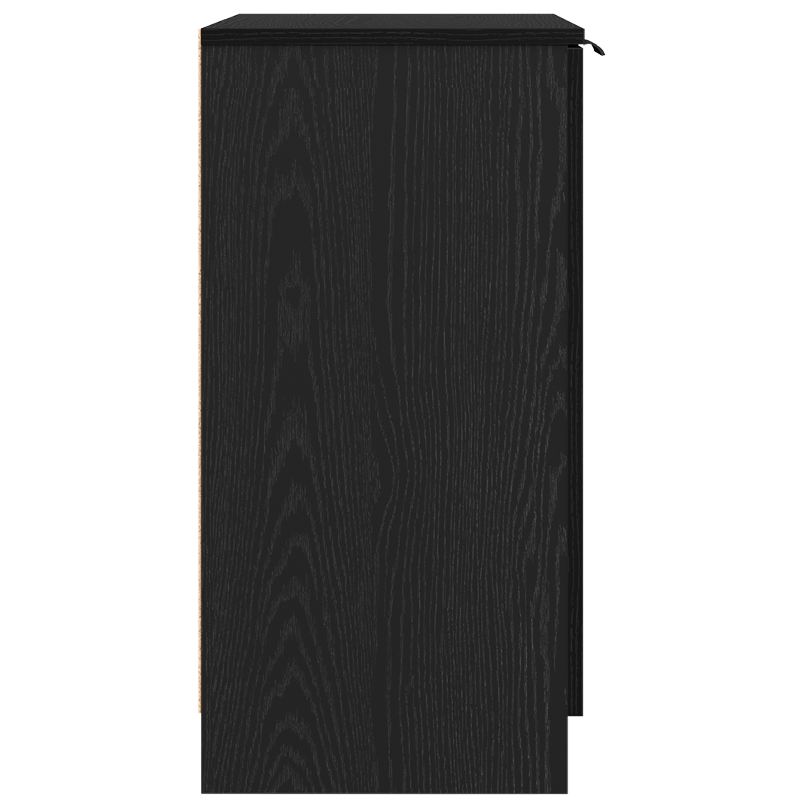 Shoe Cabinet Black Oak 59x35x70 cm Engineered Wood - Image 8