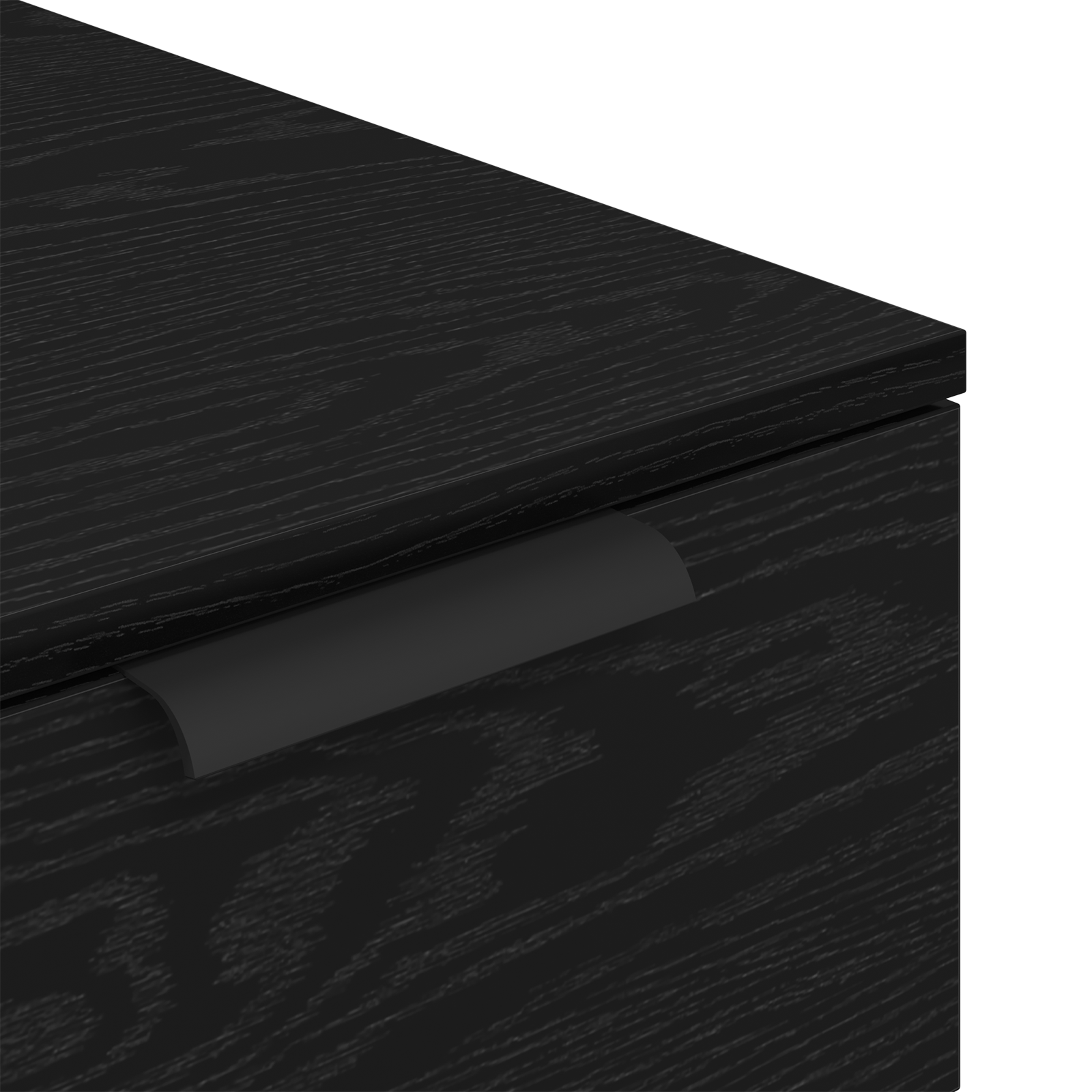 Desk Cabinet in Black Oak - 33x50x75 cm - Made from Engineered Wood - Image 9