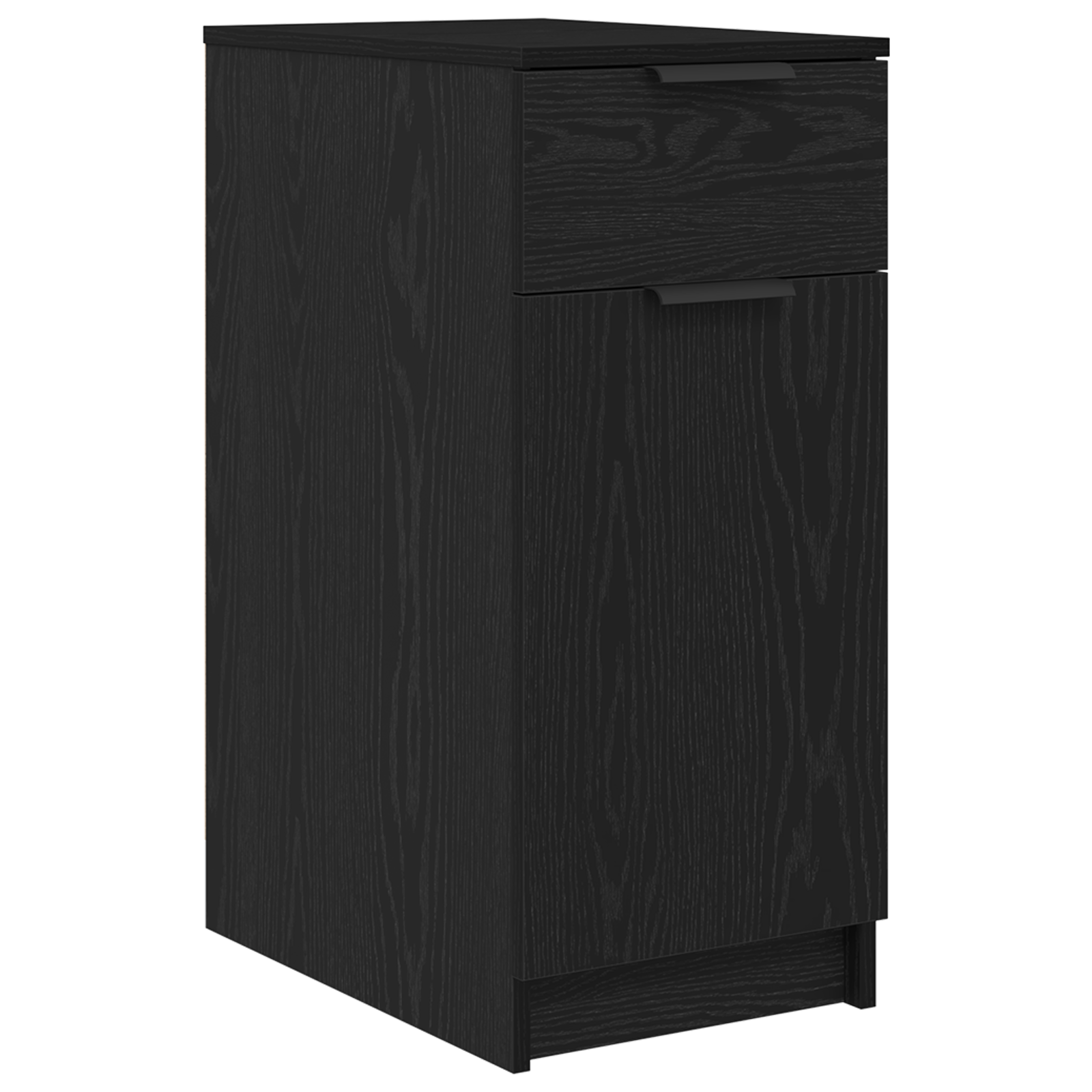 Desk Cabinet in Black Oak - 33x50x75 cm - Made from Engineered Wood - Image 2