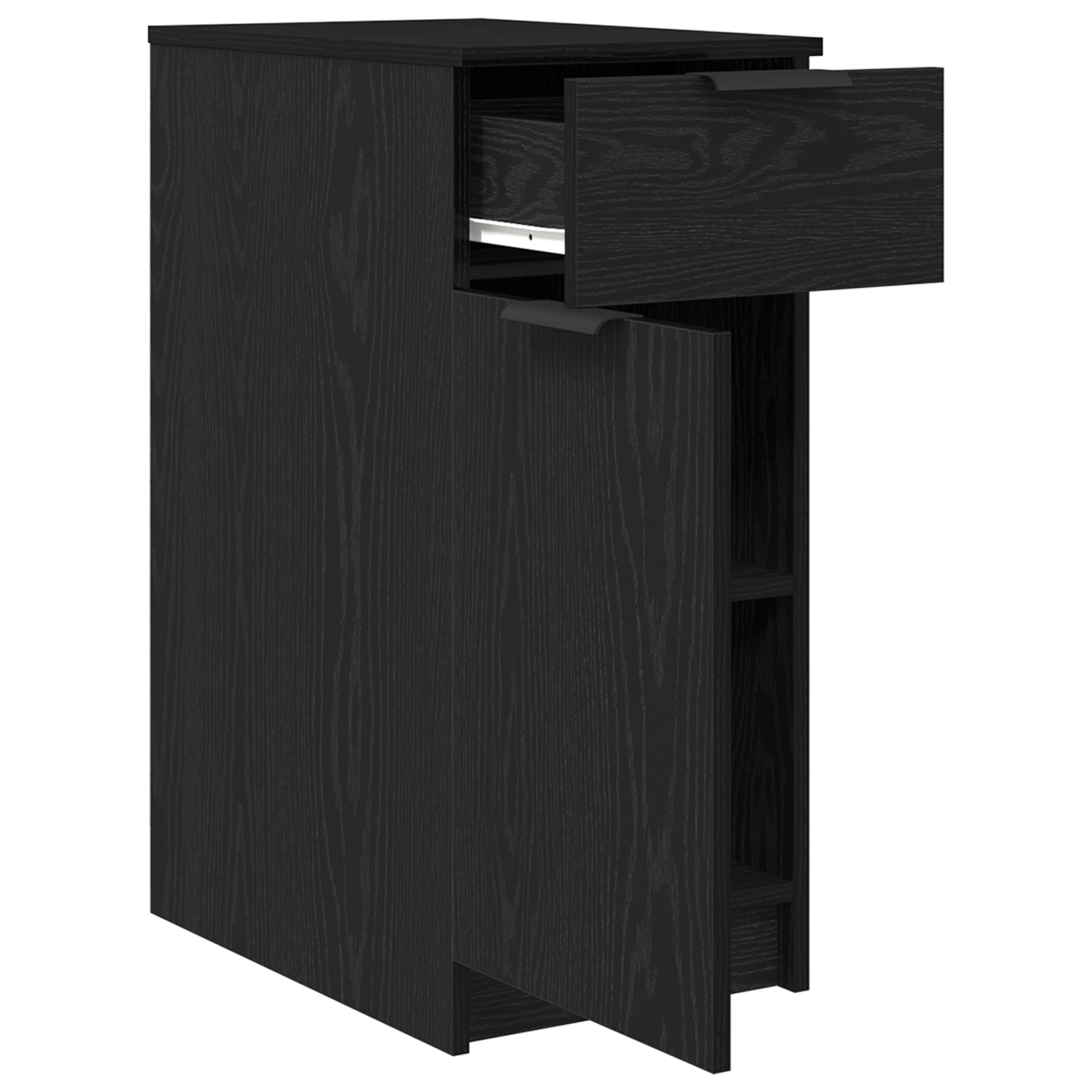 Desk Cabinet in Black Oak - 33x50x75 cm - Made from Engineered Wood - Image 5