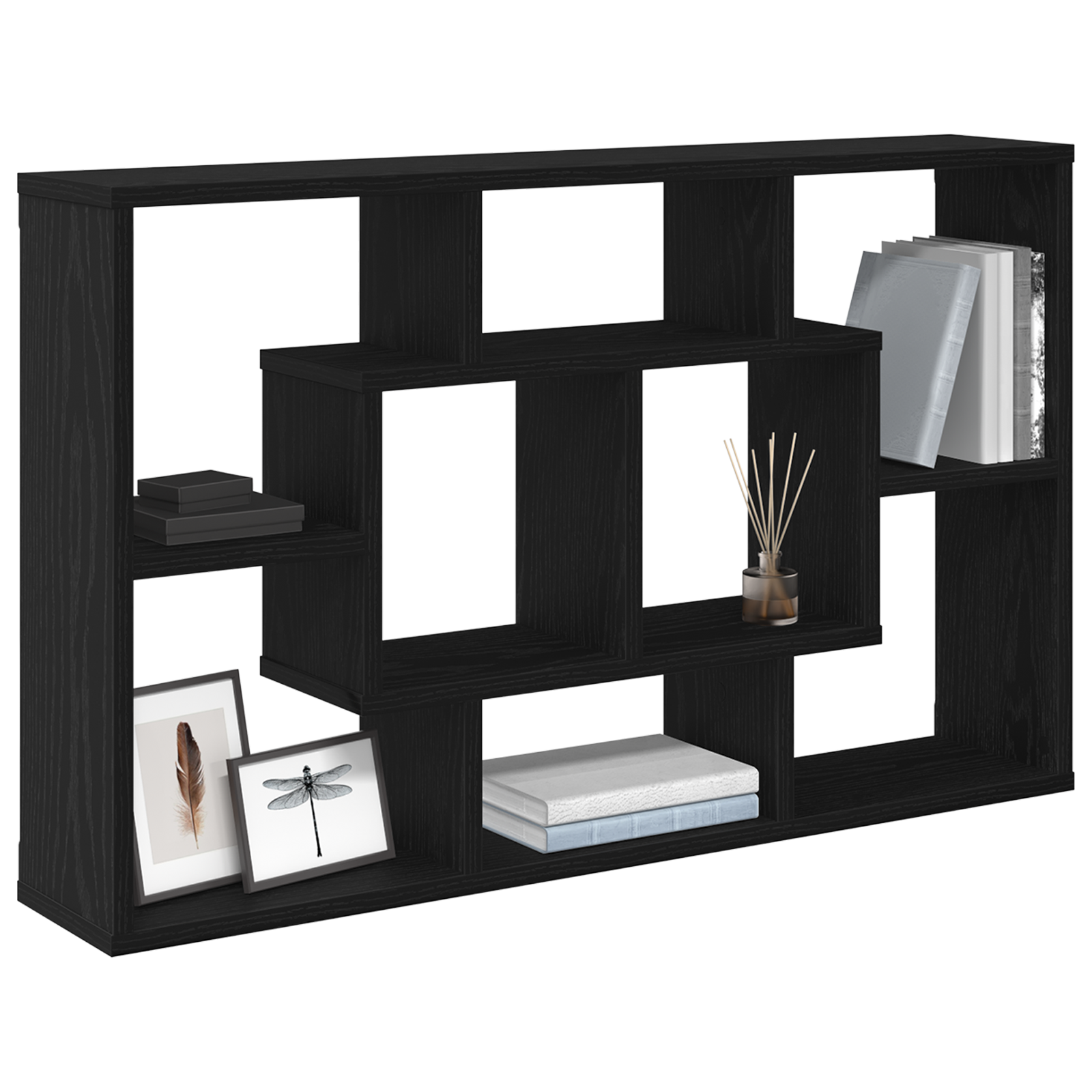 Estantería de Pared Estante Colgante con Almacenaje Madera Contrachapada vidaXL - Imagen 70 de 101