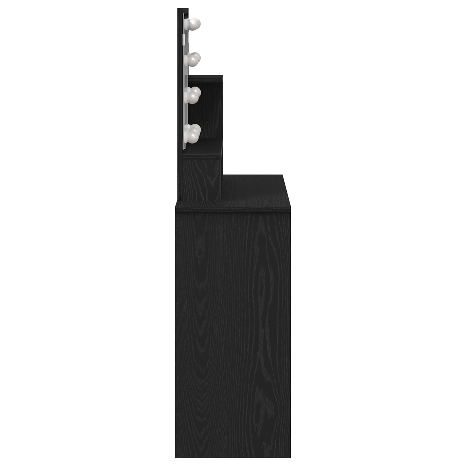 LED тоалетна маса в черен дъб - 86.5 x 35 x 136 см - Image 8
