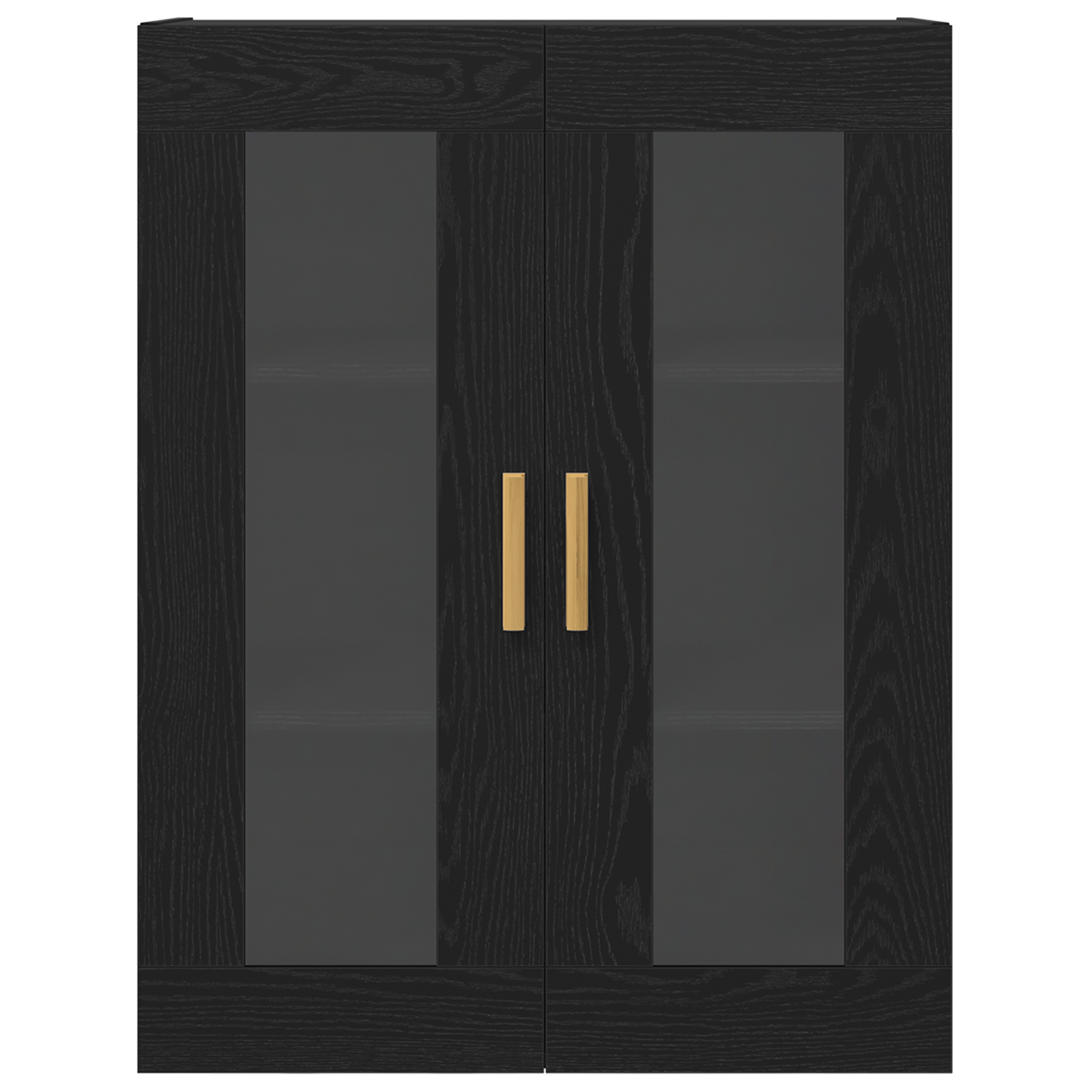 Black Oak Wall Cabinet - 69.5x34x90 cm - Image 7