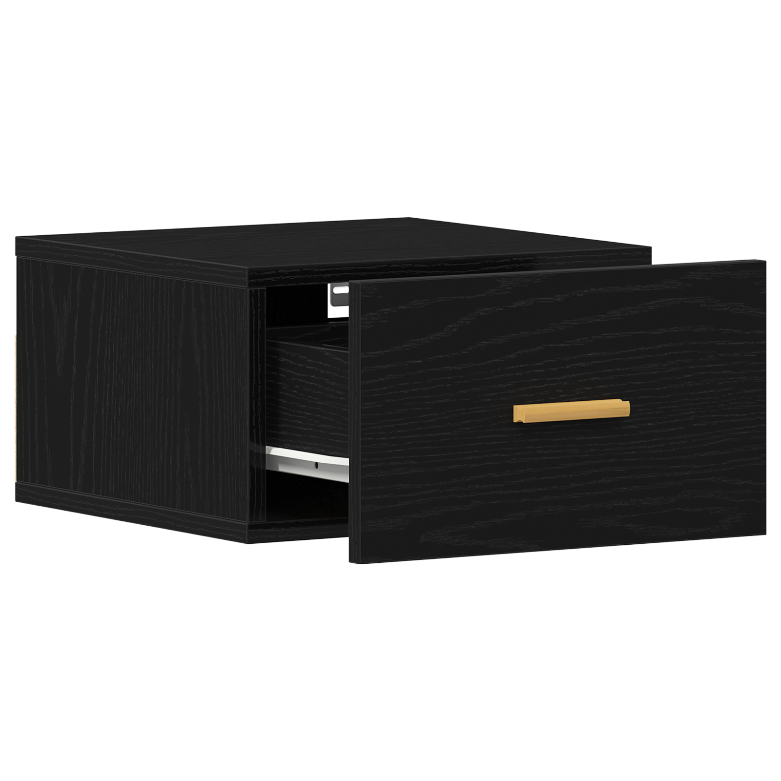 Wall-mounted Bedside Cabinets 2 pcs Black Oak 35x35x20 cm - Image 6