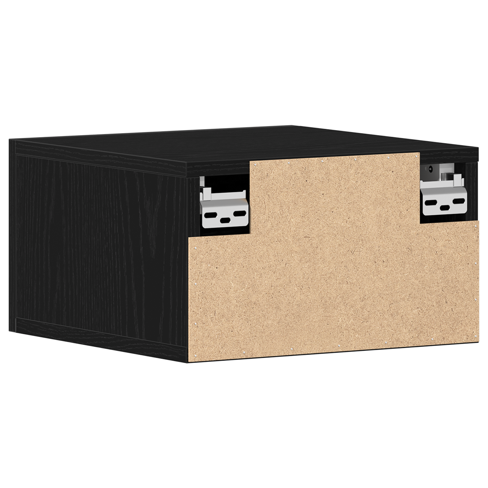 Wall-mounted Bedside Cabinets 2 pcs Black Oak 35x35x20 cm - Image 9