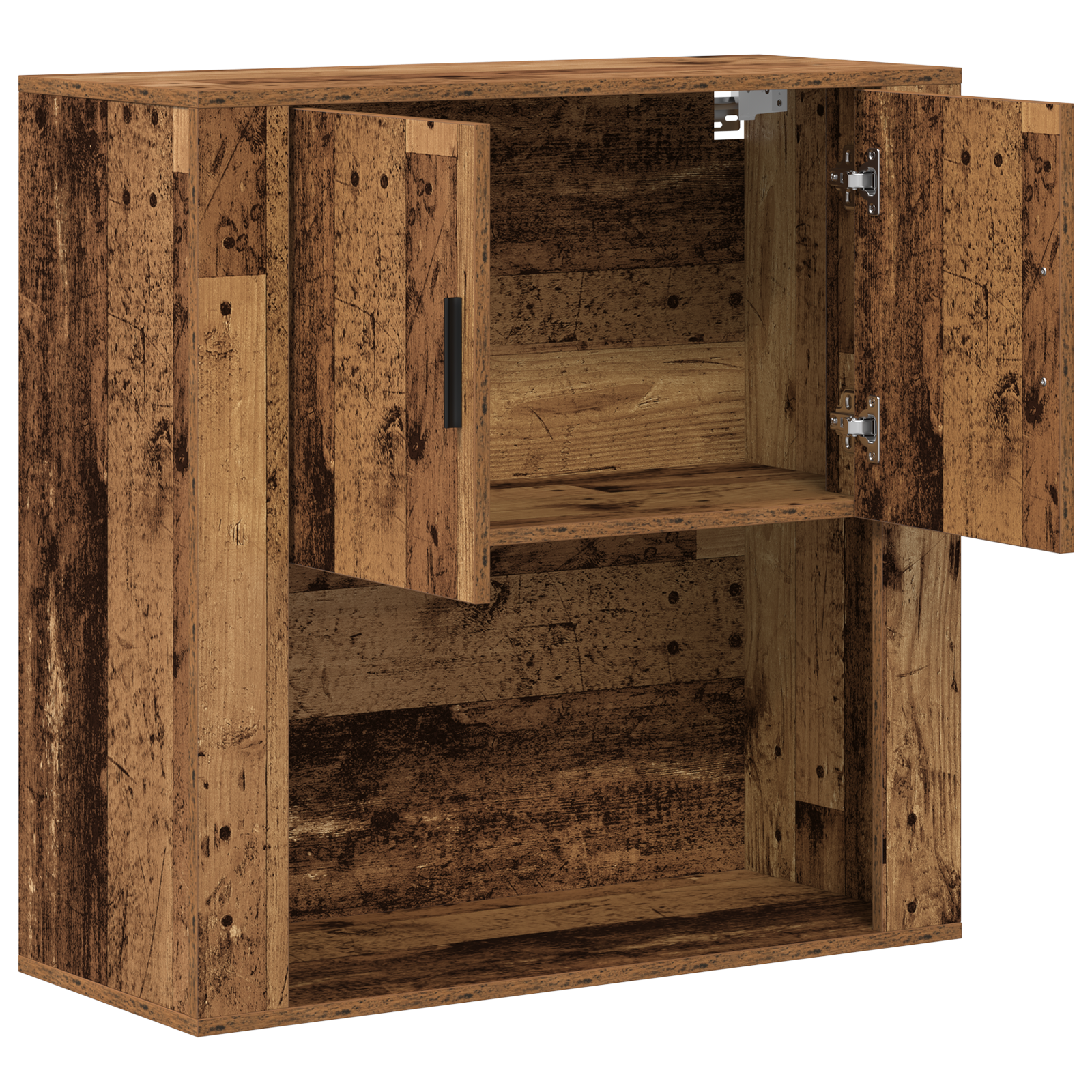 Wall Cabinet Old Wood 80x33x80 cm Engineered Wood - Image 5