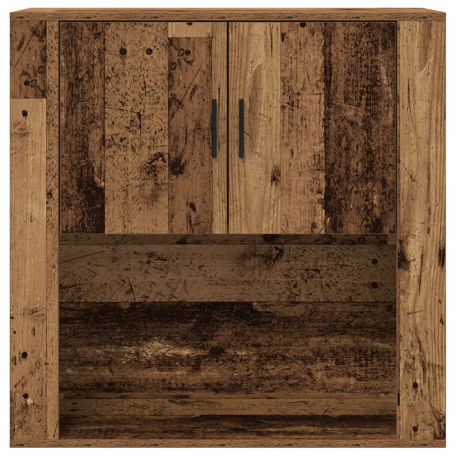 Wall Cabinet Old Wood 80x33x80 cm Engineered Wood - Image 6