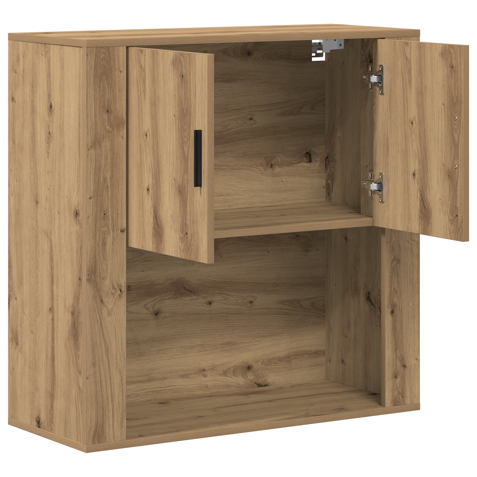 Wall Cabinet Artisan Oak 80x33x80 cm Engineered Wood - Image 5