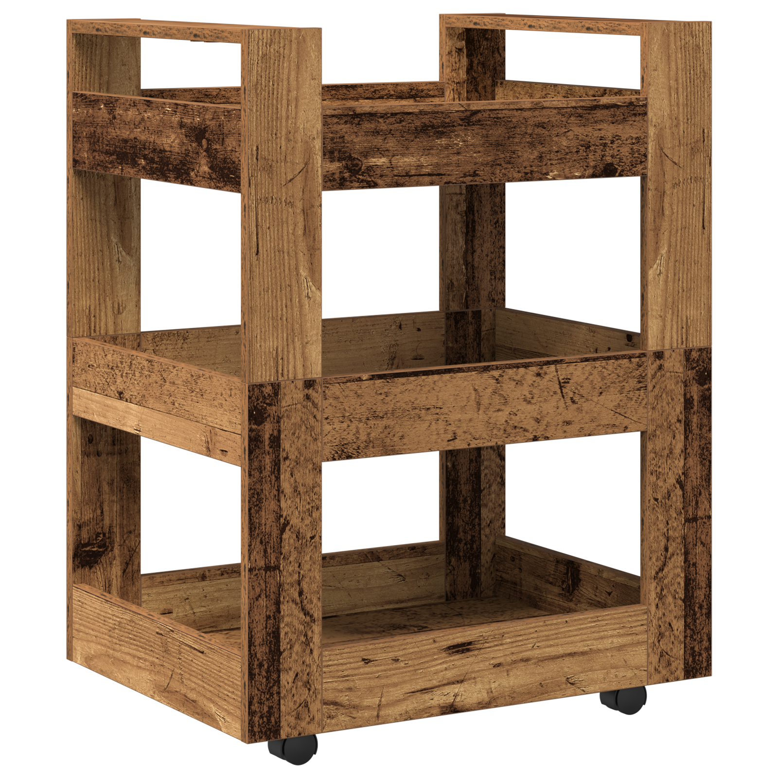Kitchen Trolley Old Wood 60x45x80 cm Engineered Wood - Image 7