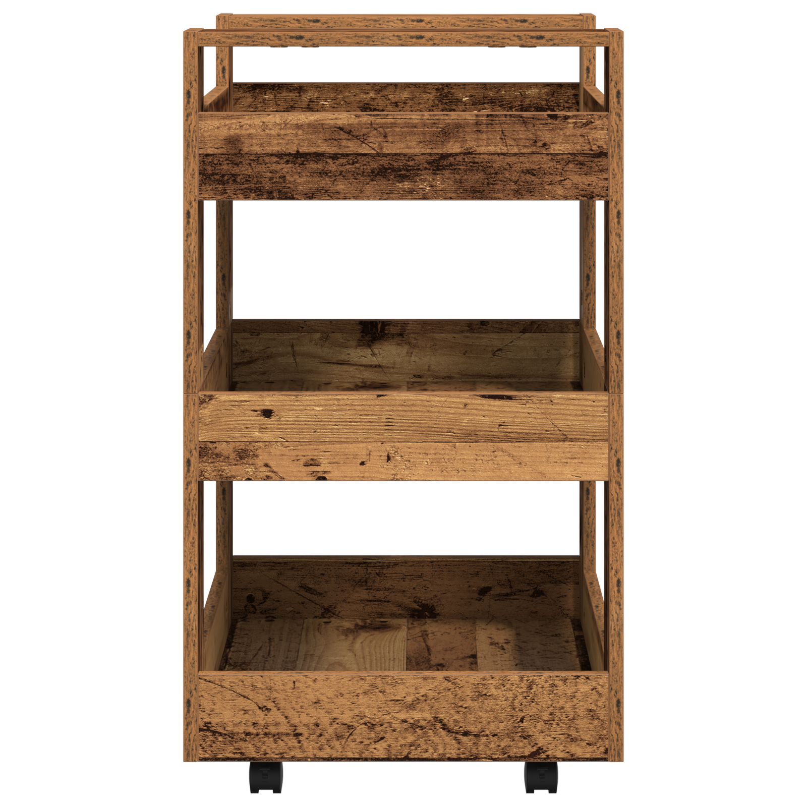 Kitchen Trolley Old Wood 60x45x80 cm Engineered Wood - Image 6