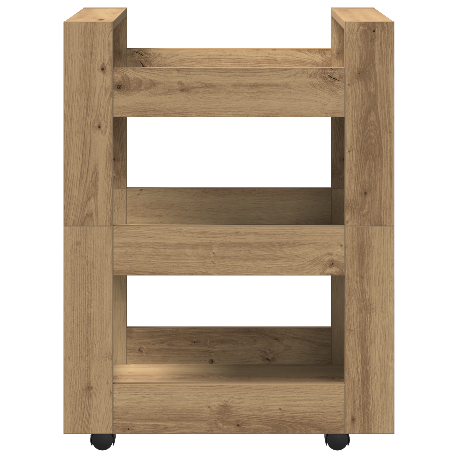 Kitchen Trolley Artisan Oak 60x45x80 cm Engineered Wood - Image 5