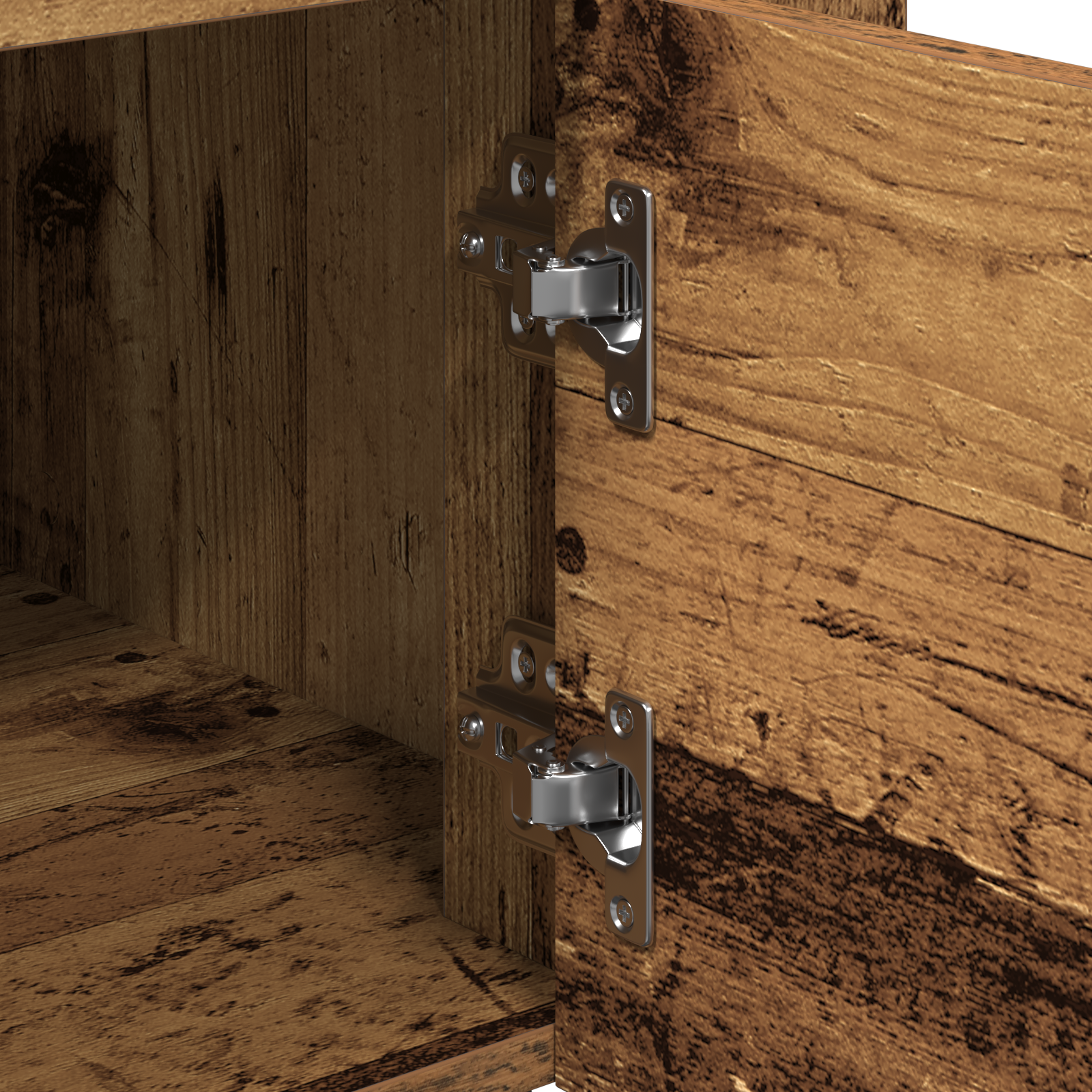 Kitchen Trolley Old Wood 60x45x80 cm Engineered Wood - Image 9