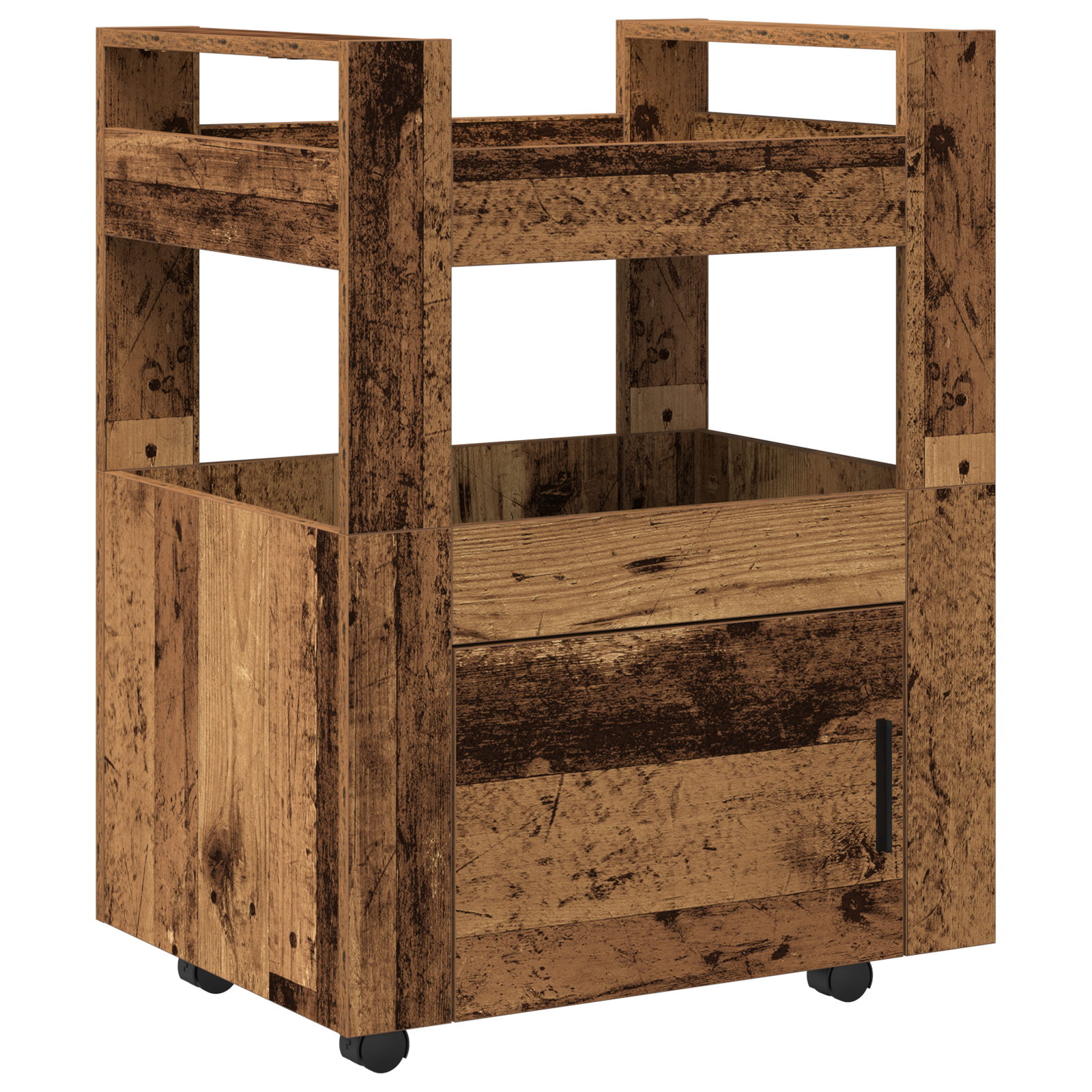 Kitchen Trolley Old Wood 60x45x80 cm Engineered Wood - Image 2