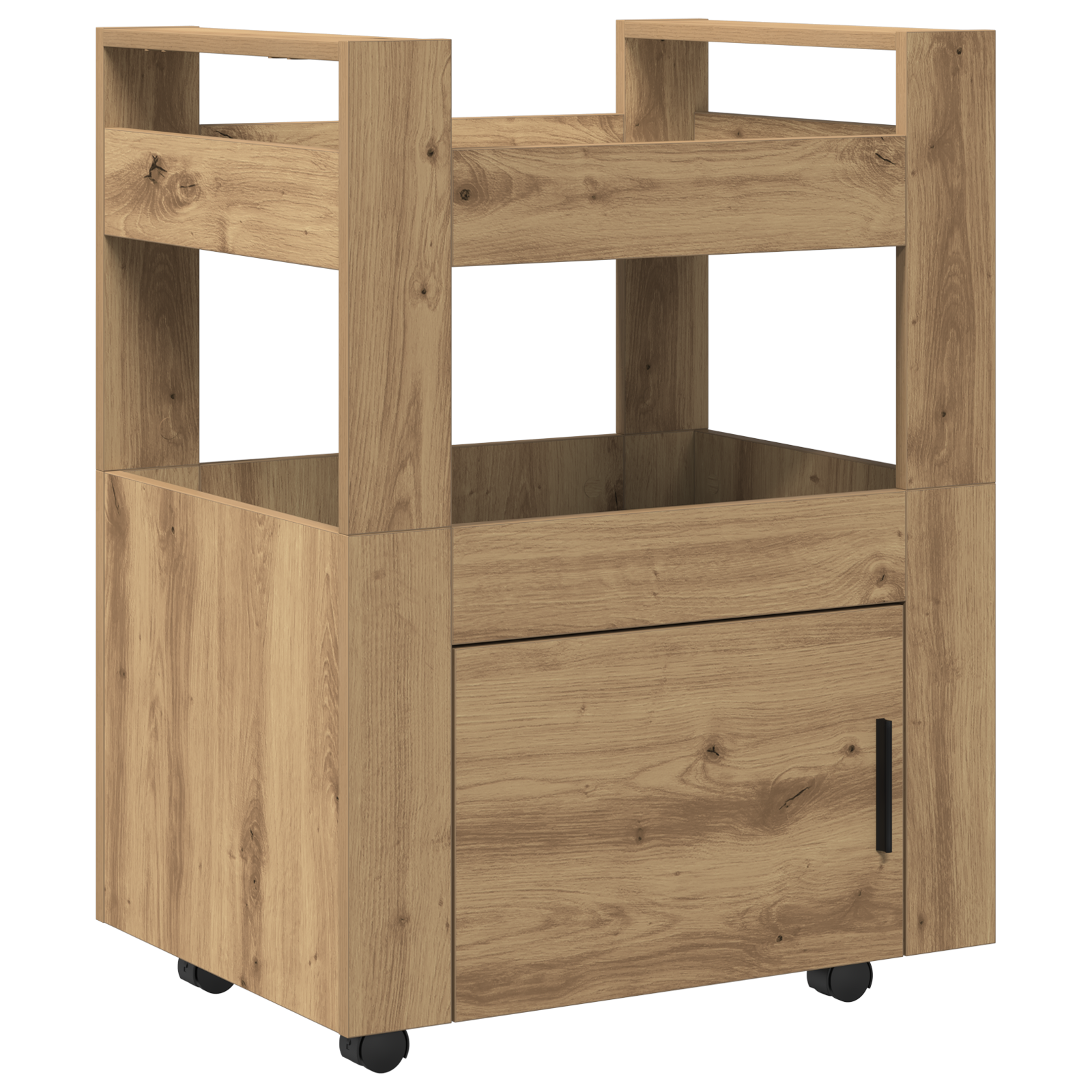 Kitchen Trolley Artisan Oak 60x45x80 cm Engineered Wood - Image 2