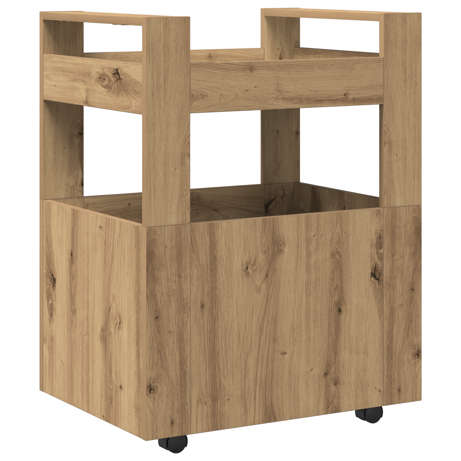 Kitchen Trolley Artisan Oak 60x45x80 cm Engineered Wood - Image 8