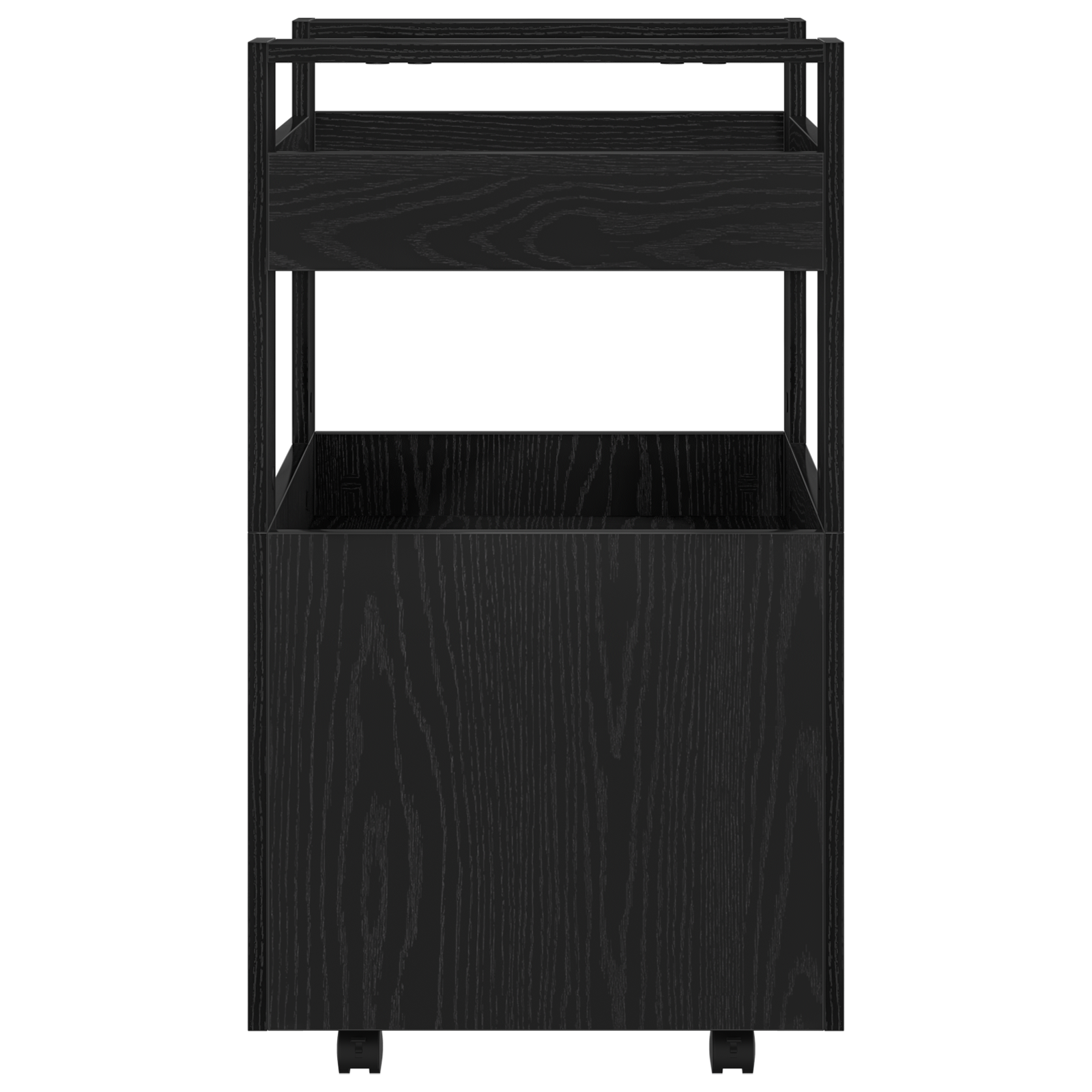 Kitchen Trolley Black Oak 60x45x80 cm Engineered Wood - Image 7