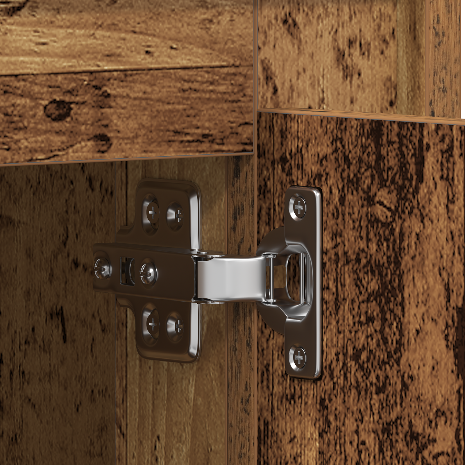 Sideboard Old Wood 80x34x75 cm Engineered Wood - Image 9