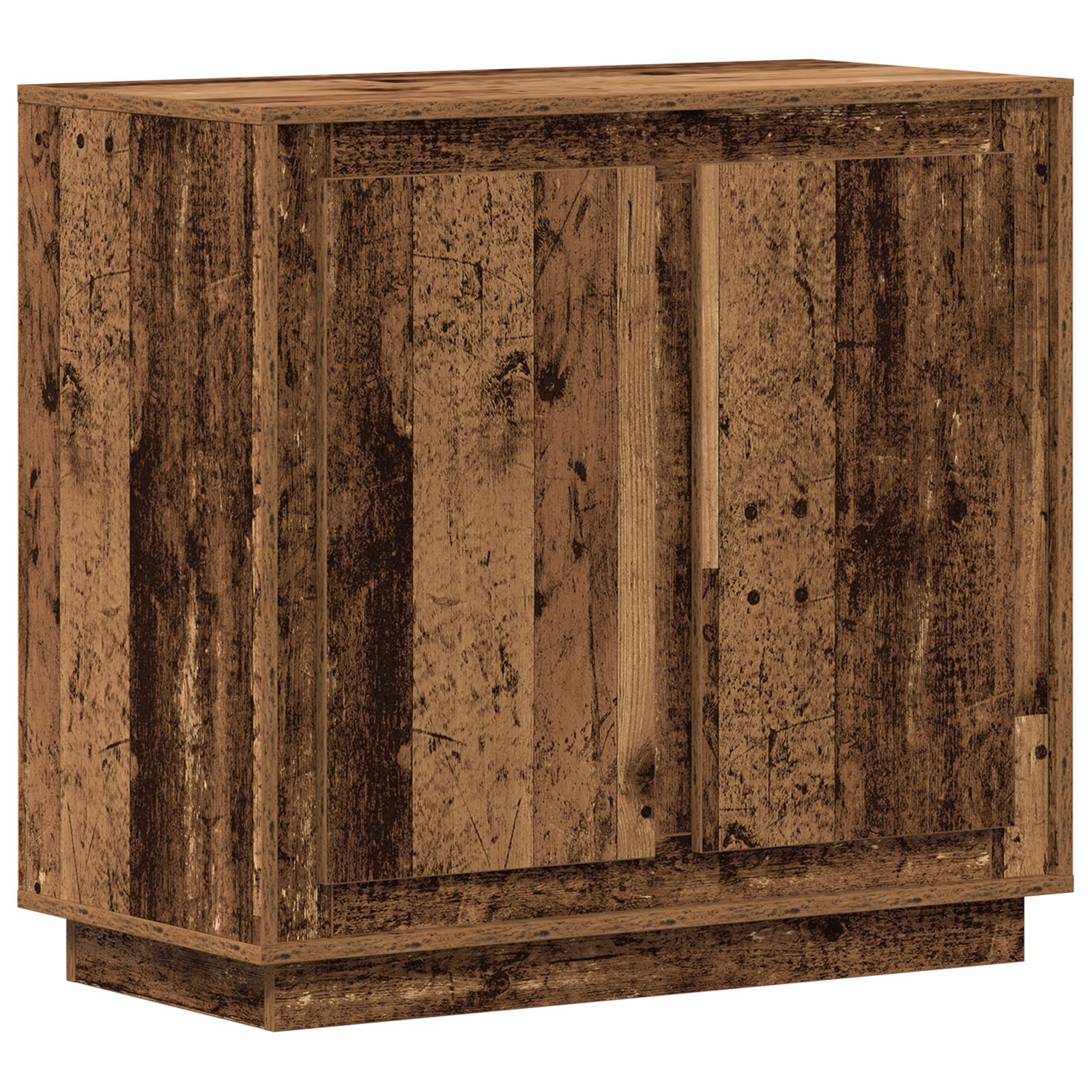 Sideboard Old Wood 80x34x75 cm Engineered Wood - Image 2
